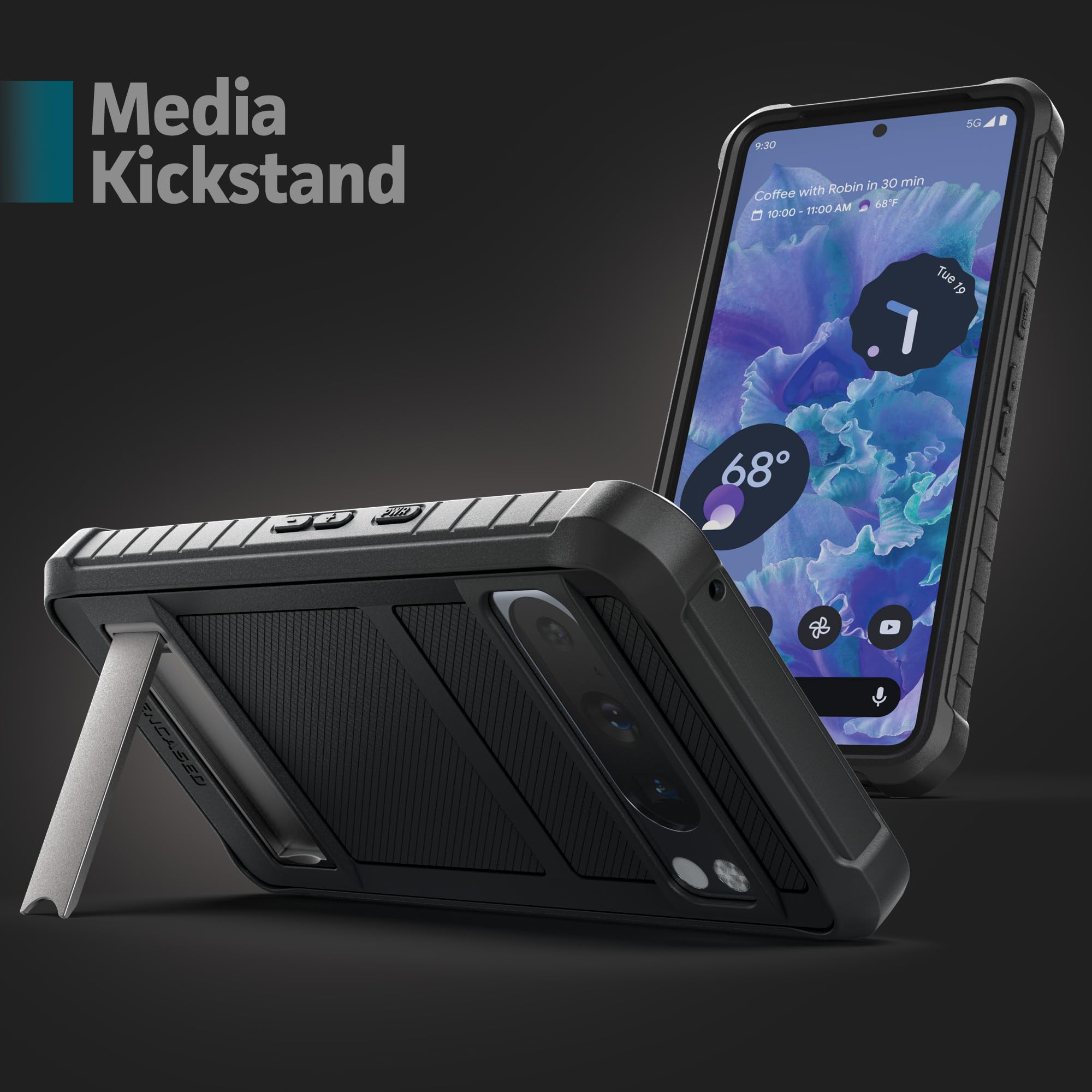 Cover Portafoglio Smartphone Custodia Portafoglio Google Pixel 6a - Pelle PU Con Porta Carte E Supporto Custodia Magnetica Pixel 6a - Foto 2