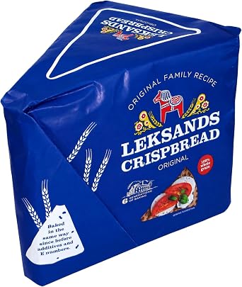 Leksands Crispbread Original Family Recipe 200g | Traditional Swedish rye crispbread baked to an authentic family recipe. Light, crispy texture perfect for toppings.