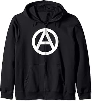 Amazon.com: Anarchy Anarchy Anarchism A in Circle Symbol
