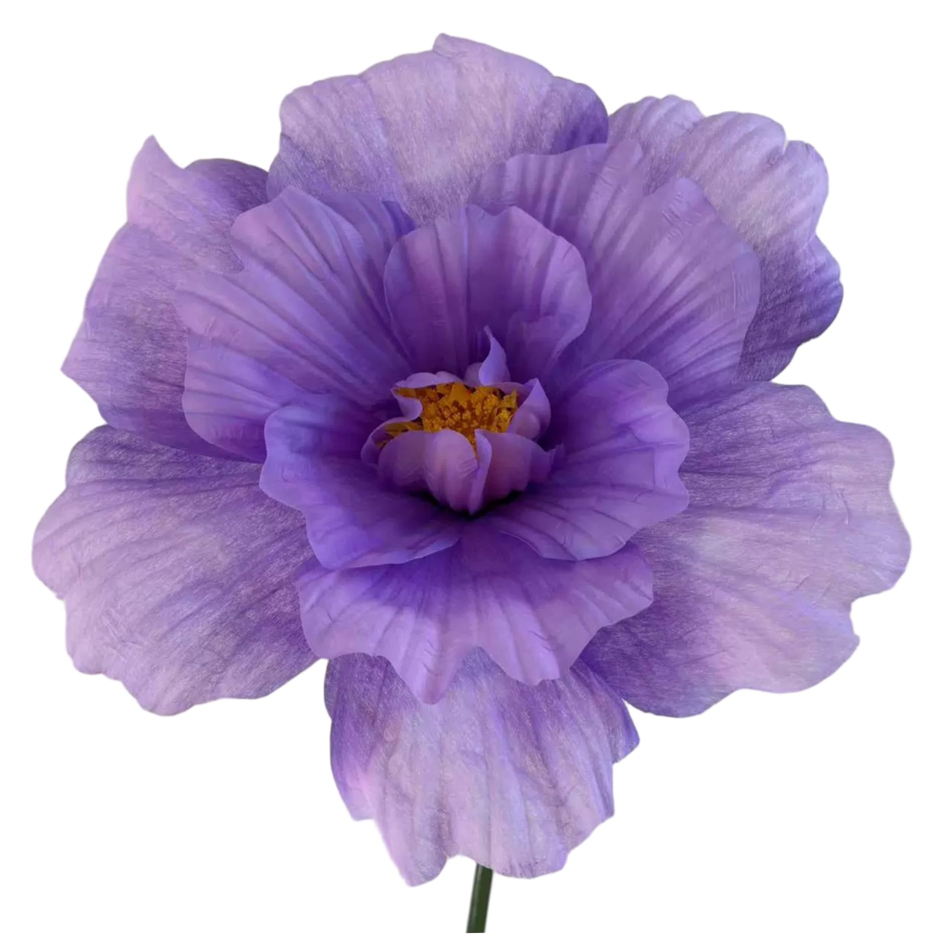 Tissue Paper Flowers, Giant Paper Flowers, Large Flower Decor For Wall - 23.6 Inch Artificial Peony Big Flower For Wedding Welcome Area, Window Display, Photo Props, Purple, Uso al aire libre