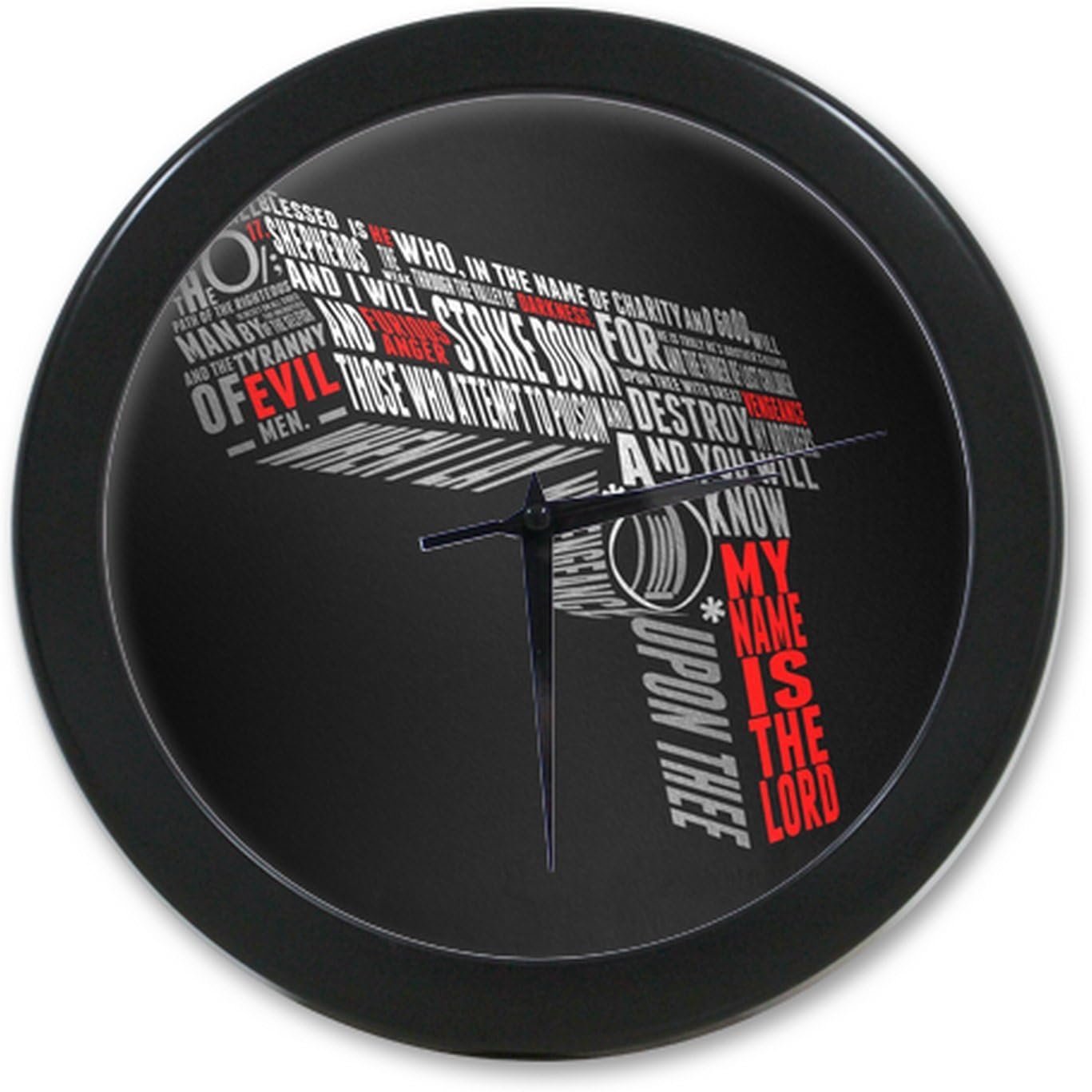 Wall Clock Gun WC295 Print Art Home Office Decor resturant