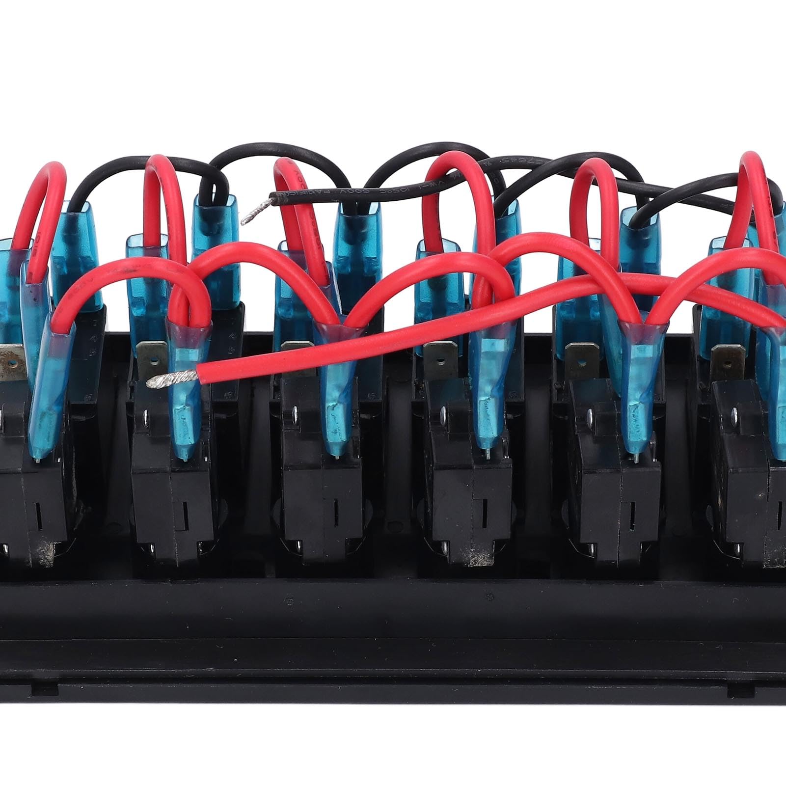 6 Gang Przełącznik Skalny Panel, 12V 24V Zasilanie Sterowanie