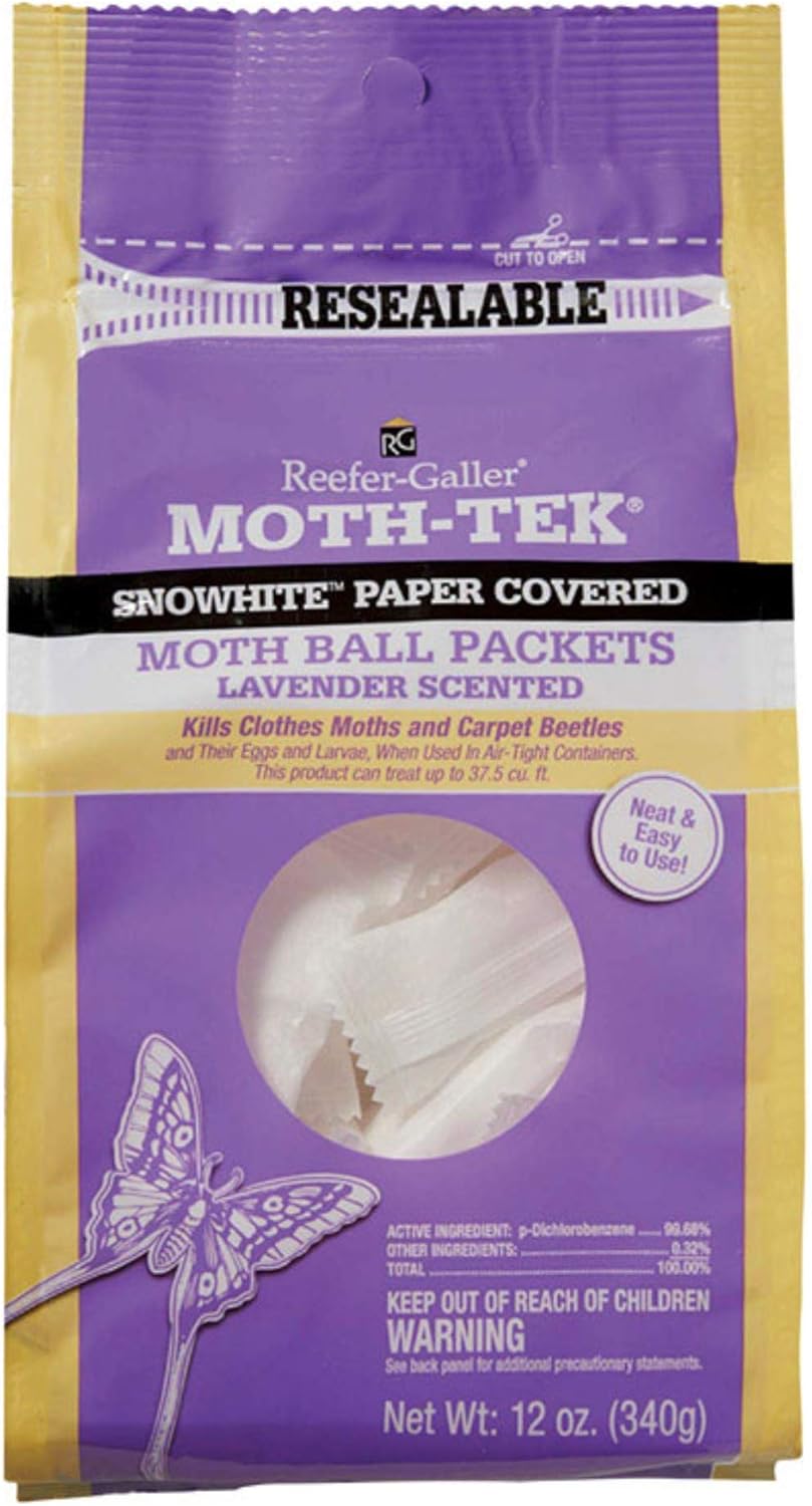 ReeferGaller MothTek Lavender Scented Moth Ball Packets