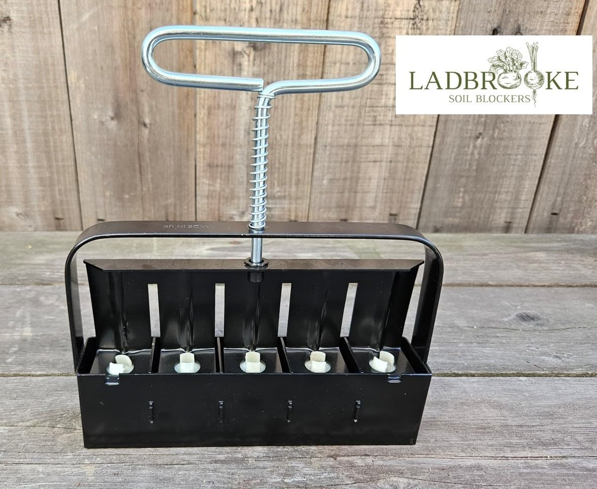 Ladbrooke Genuine Soil Block Maker - Mini 5 Hand Held, Made in England - Image 3