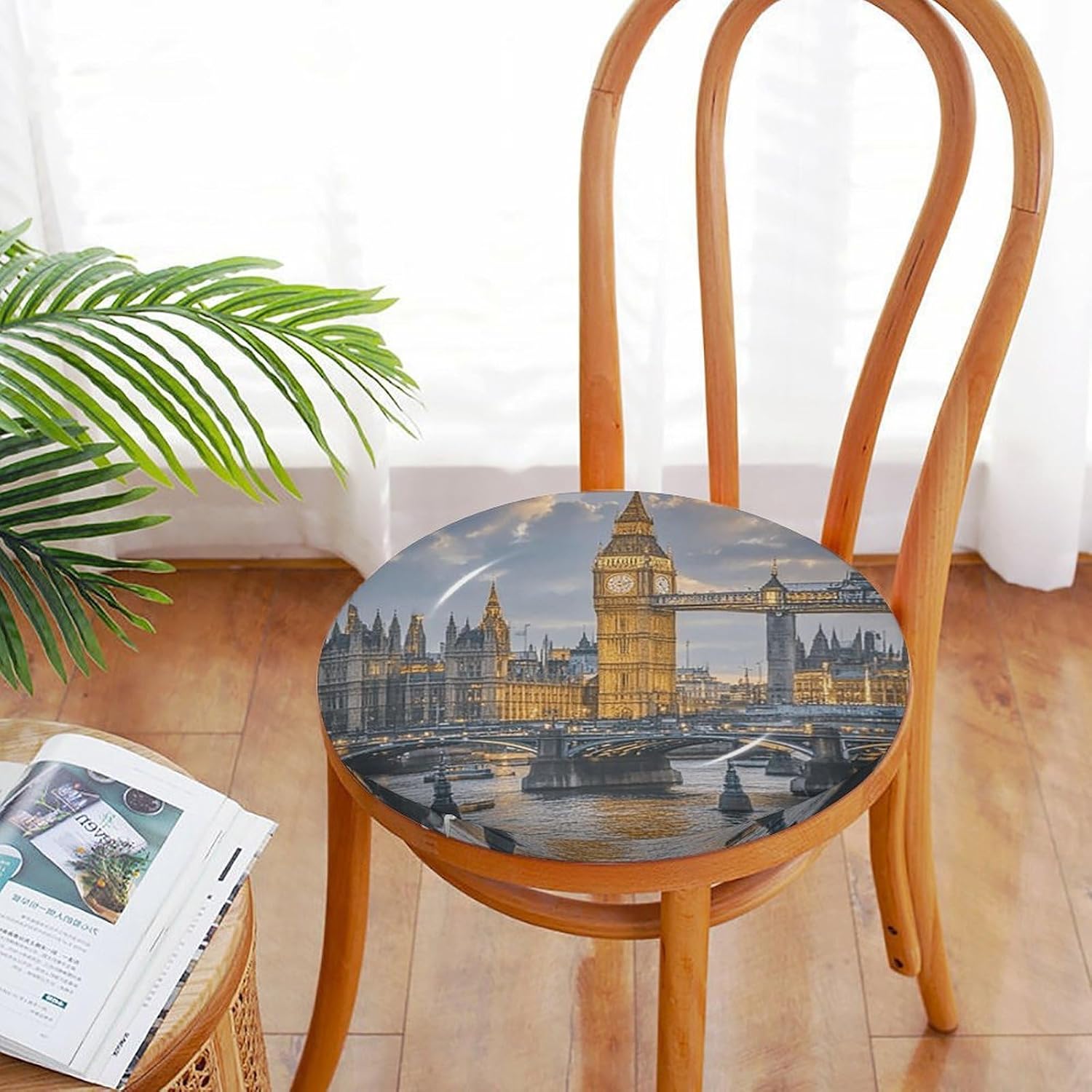 London Impression Chair Cushions Floor Pillow Chair Pad
