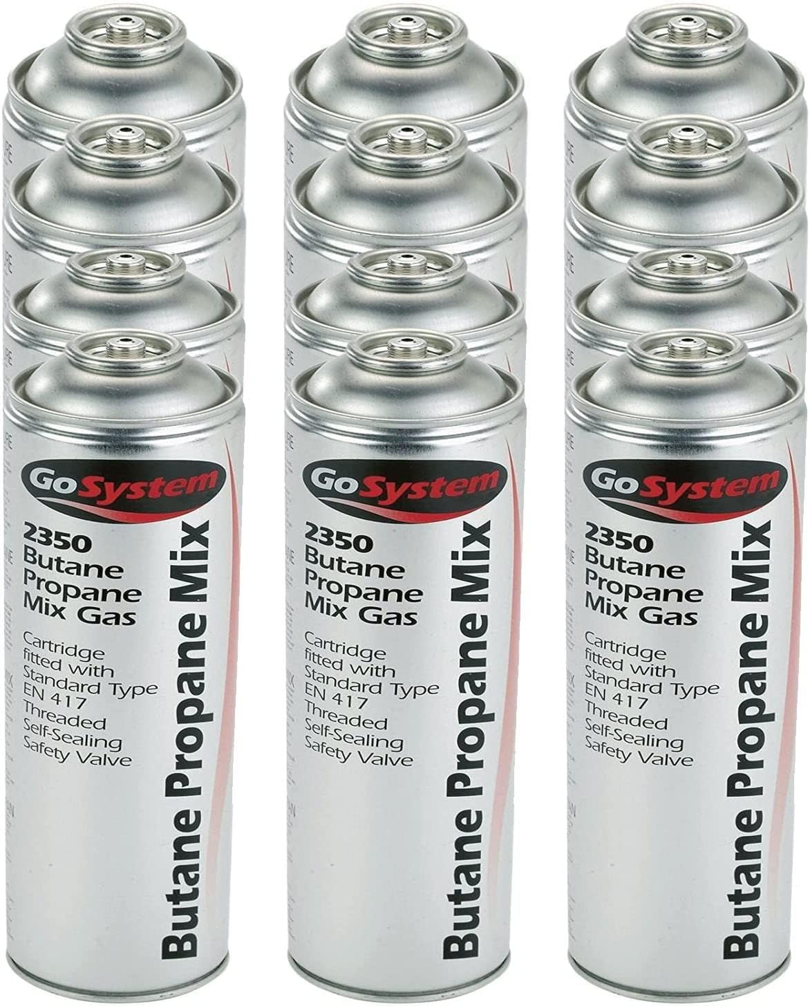 Ranjha's® 10 Pcs GoSystem 2350 Butane Propane 350g 7030 Mix Gas