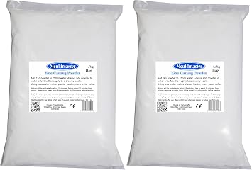 Mouldmaster 1.5 Kg Plaster of Paris, White Pack of 2