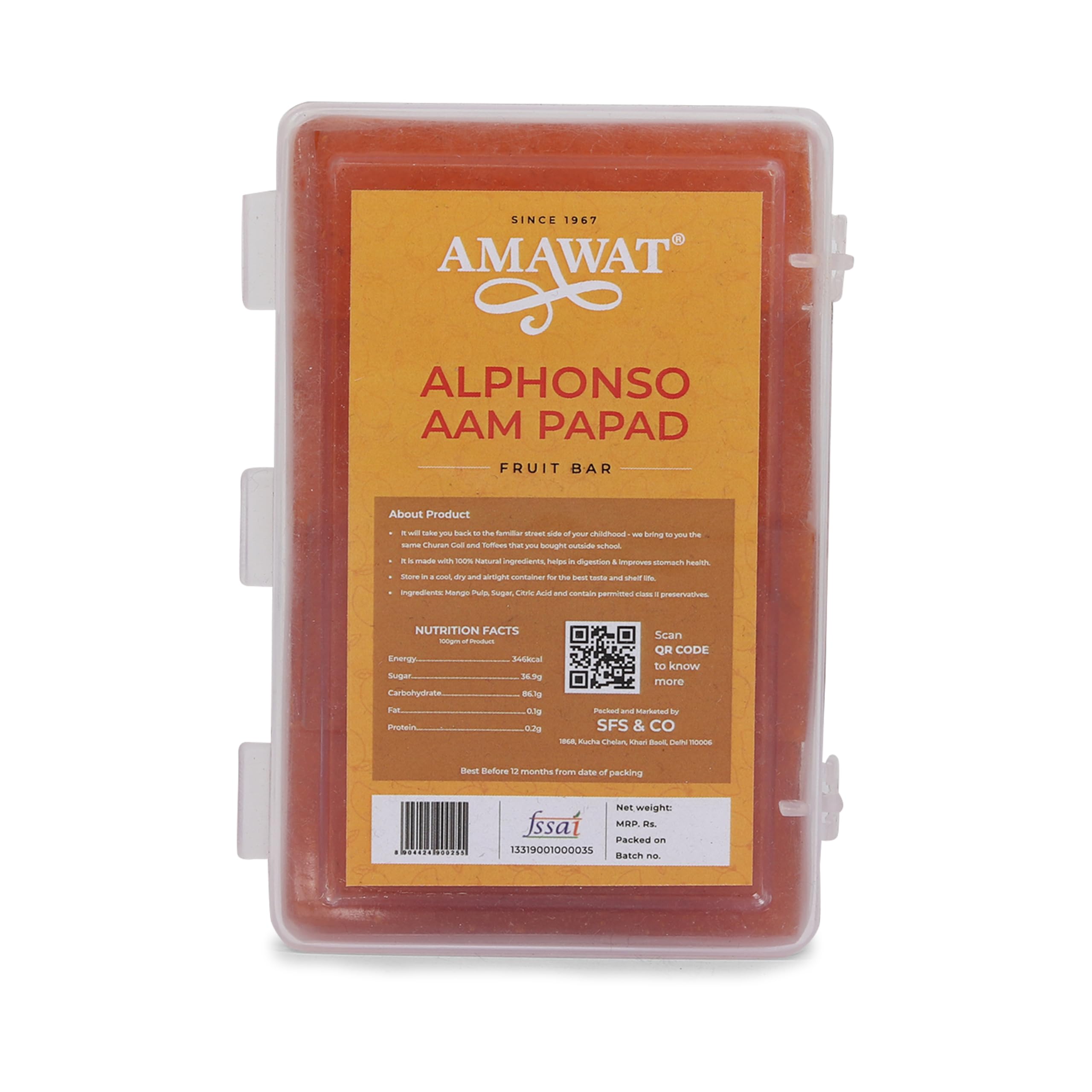 AMAWAT Alphonso Aam Papad Fruit Bar (200gm) Meetha Aam Papad Tasty Fruit Bar Mango Candy For Kids And Your Family (Orange Colour) (B0D8B8LQG6) Amazon Price History, Amazon Price Tracker