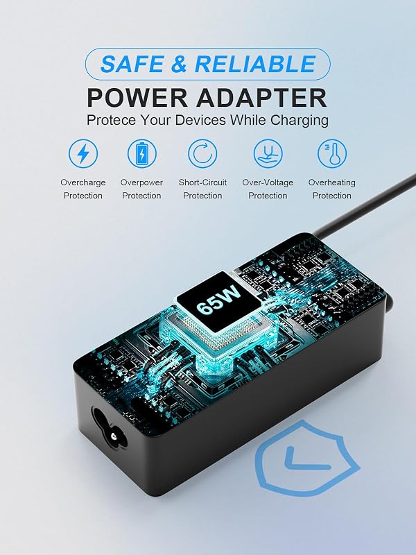 65W USB C AC Power Adapter Charger for NOCO Boost X Series GBX45 GBX55 GBX75 GBX155 Portable Jump Starter Power Supply Cord by UCANUUP - Image 2