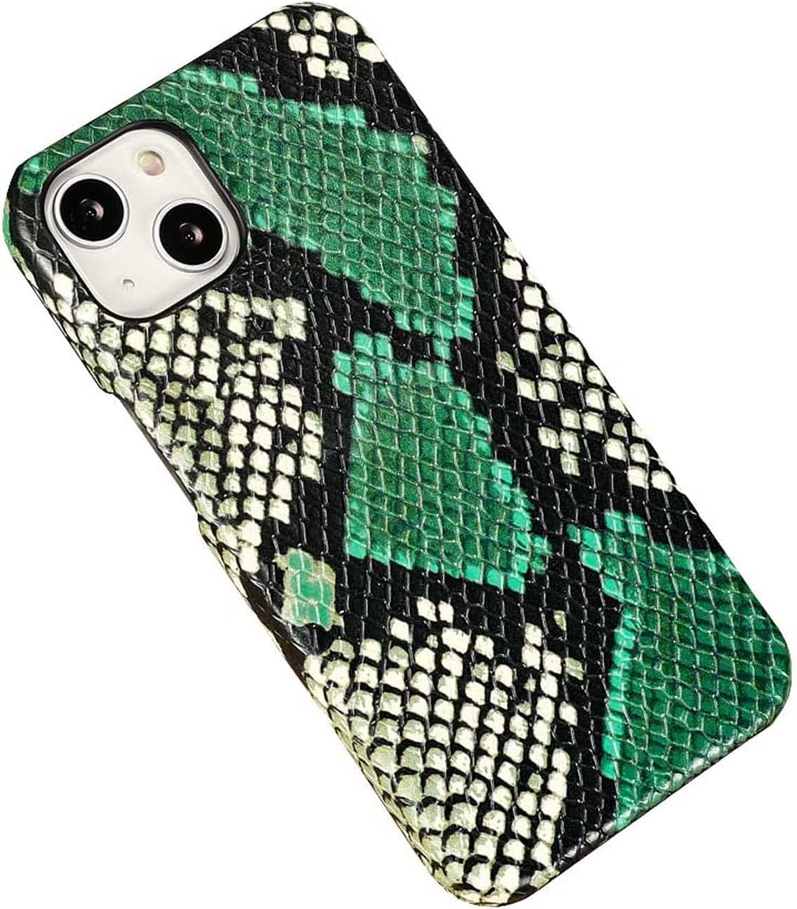 Coque de téléphone arrière antichoc cuir motif python iPhone 14 - 8