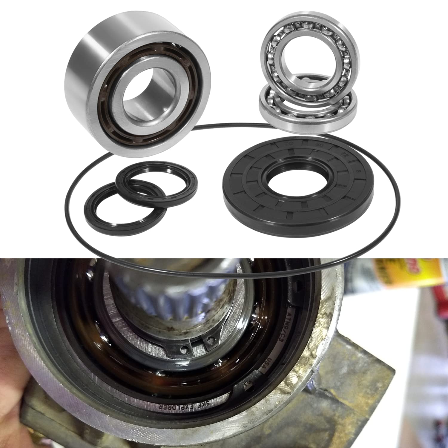 Front Differential Bearing and Seal kit fit for Polaris 570 800 900 1000(7pcs)