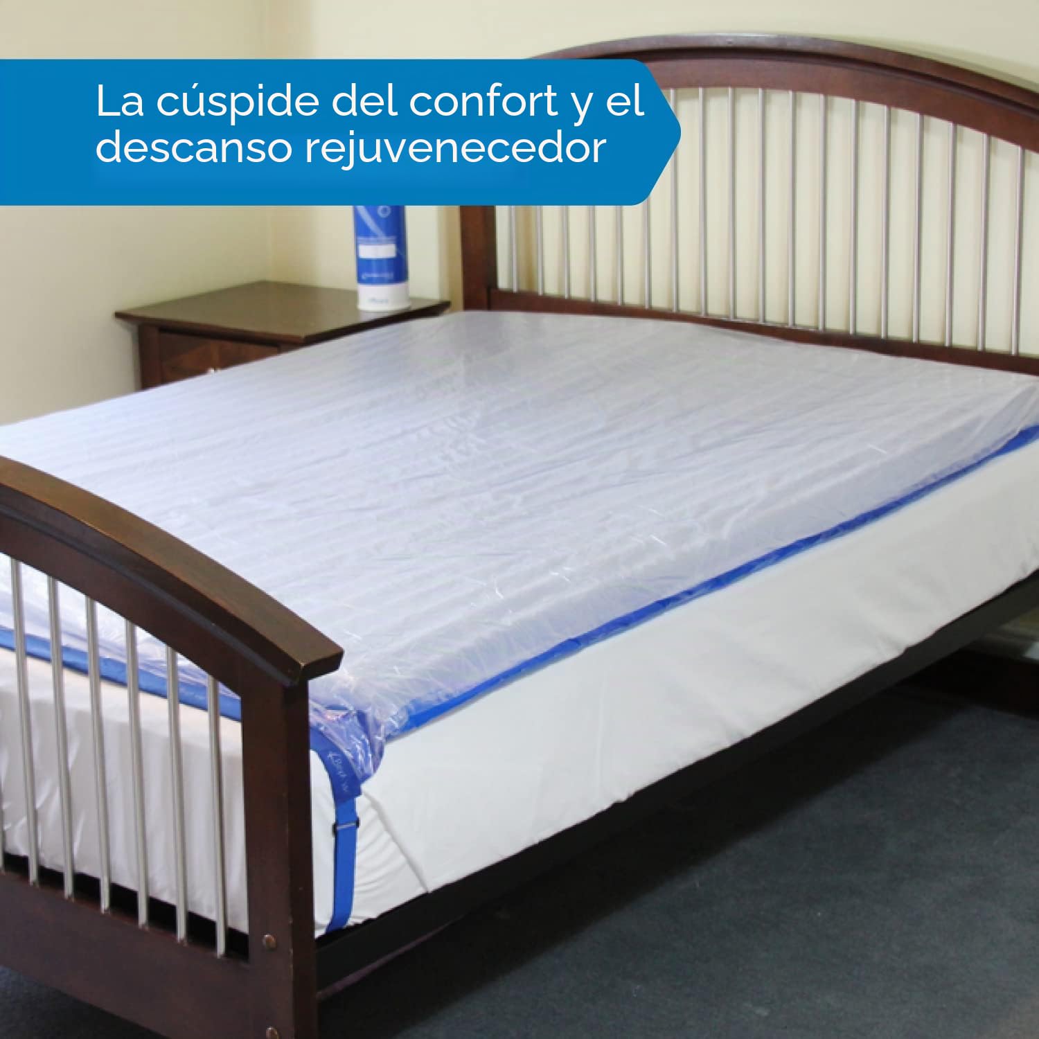 Repose - Colchón Doble para aliviar la presión y Bomba Manual - Colchón de presión Inflable - Clínicamente Probado para prevenir úlceras por presión y úlceras por presión