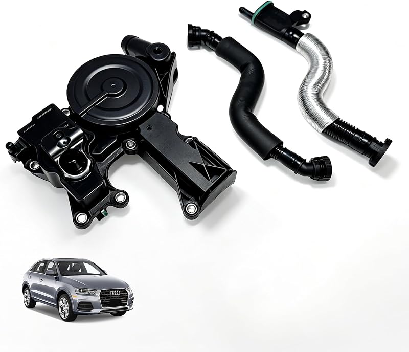 Kit de válvula PCV com separador de óleo e mangueiras BELLINGO para Audi e Volkswagen 1.8/2.0 TSI/TFSI – 3 peças