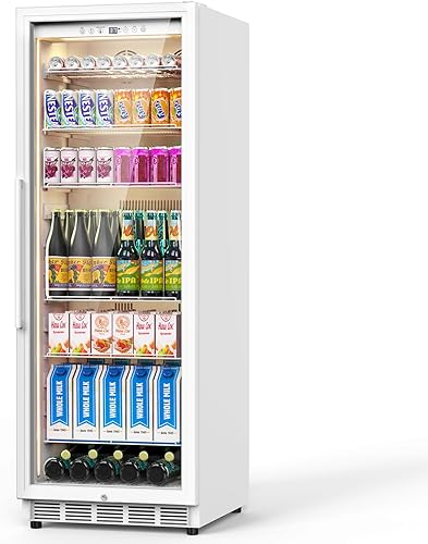 Miniatura 26 de Refrigerador de vino y bebidas, enfriador de bebidas de 24 pulgadas, doble zona con puerta de vidrio, refrigerador de bebidas debajo del mostrador