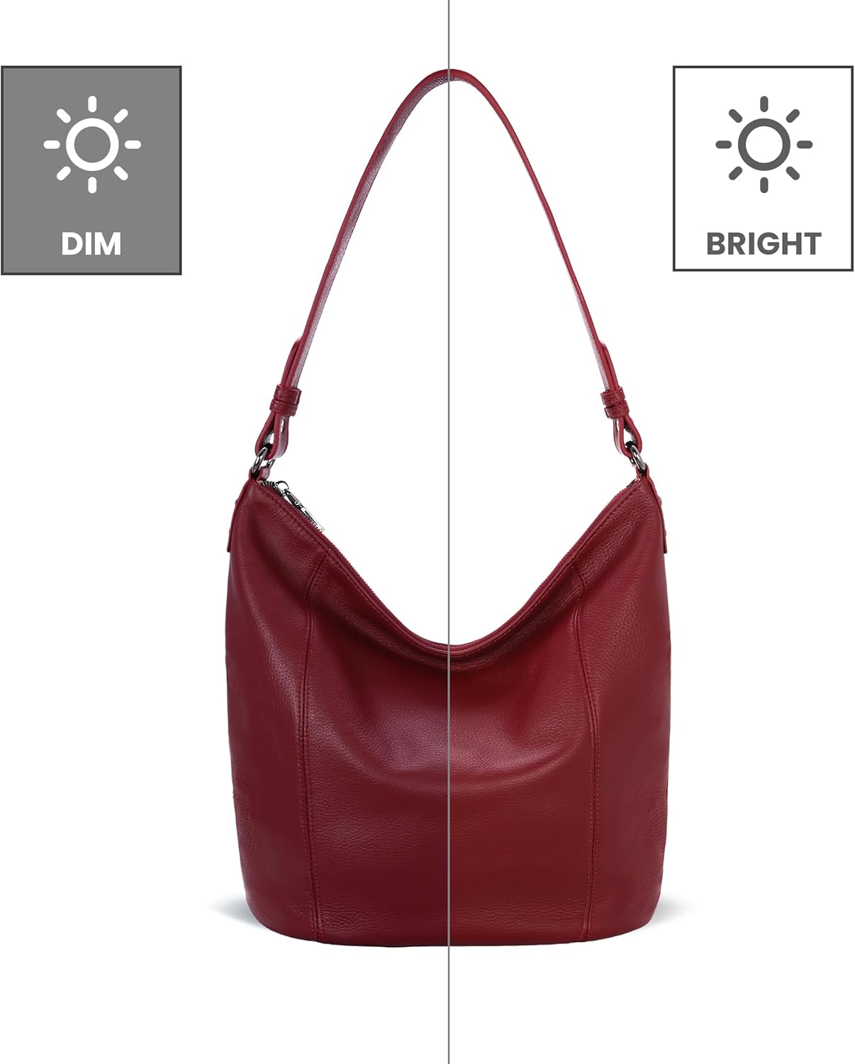 Iswee Hobo Bags for Women Shoulder Handbags Leather Tote Bag and Purses Cross Body Pocketbooks Everyday Work Bag | Leather, and Purses, Pocketbooks, Everyday Work Bag - Image 7