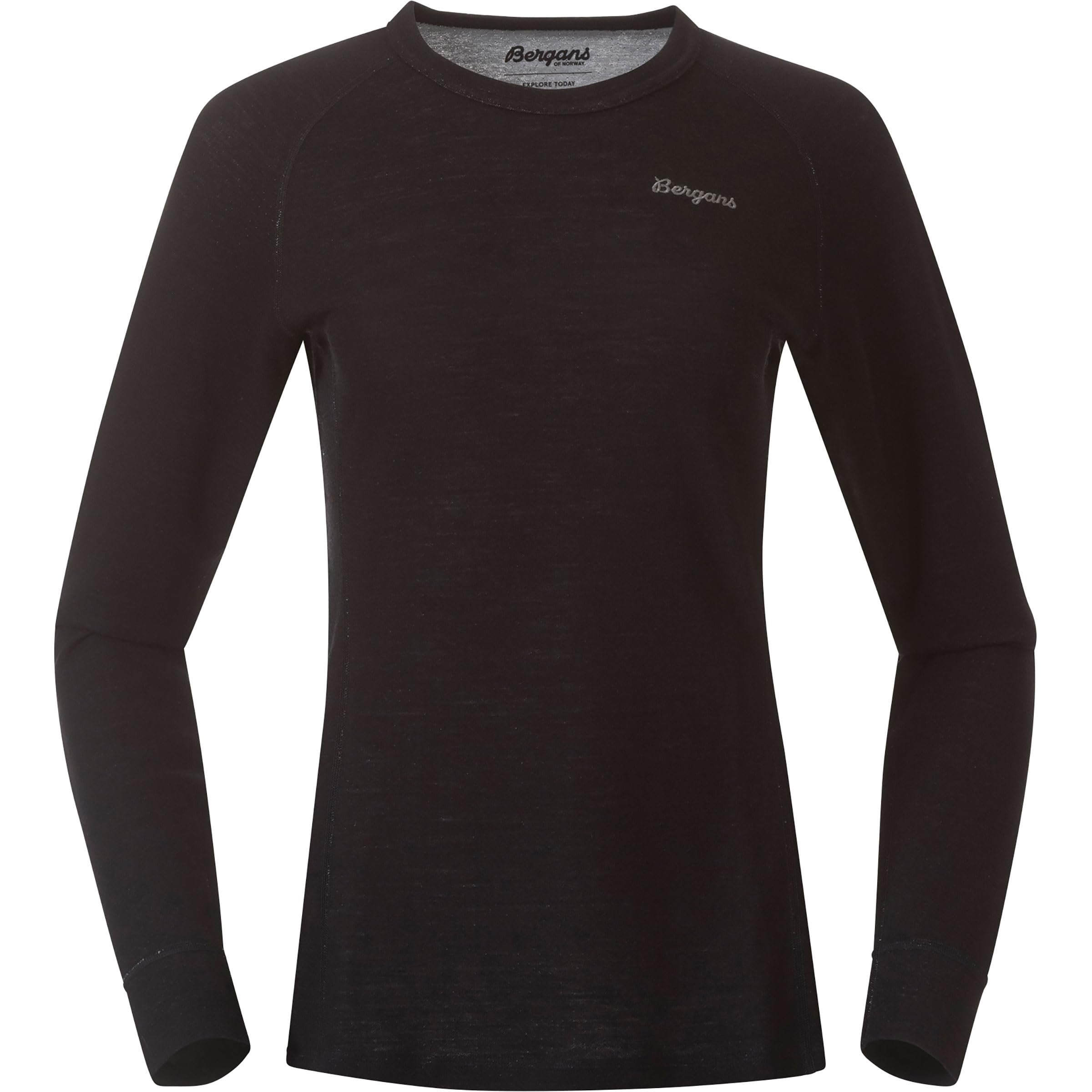 Bergans Damen Inner:Dual Merino Longsleeve, Black, M