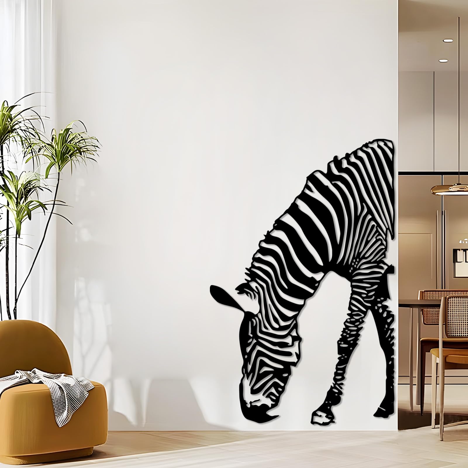 ジブラ アート インテリアグッズ ジブラ アート インテリアグッズ Amazon.com: SZI Zebra Metal Wall