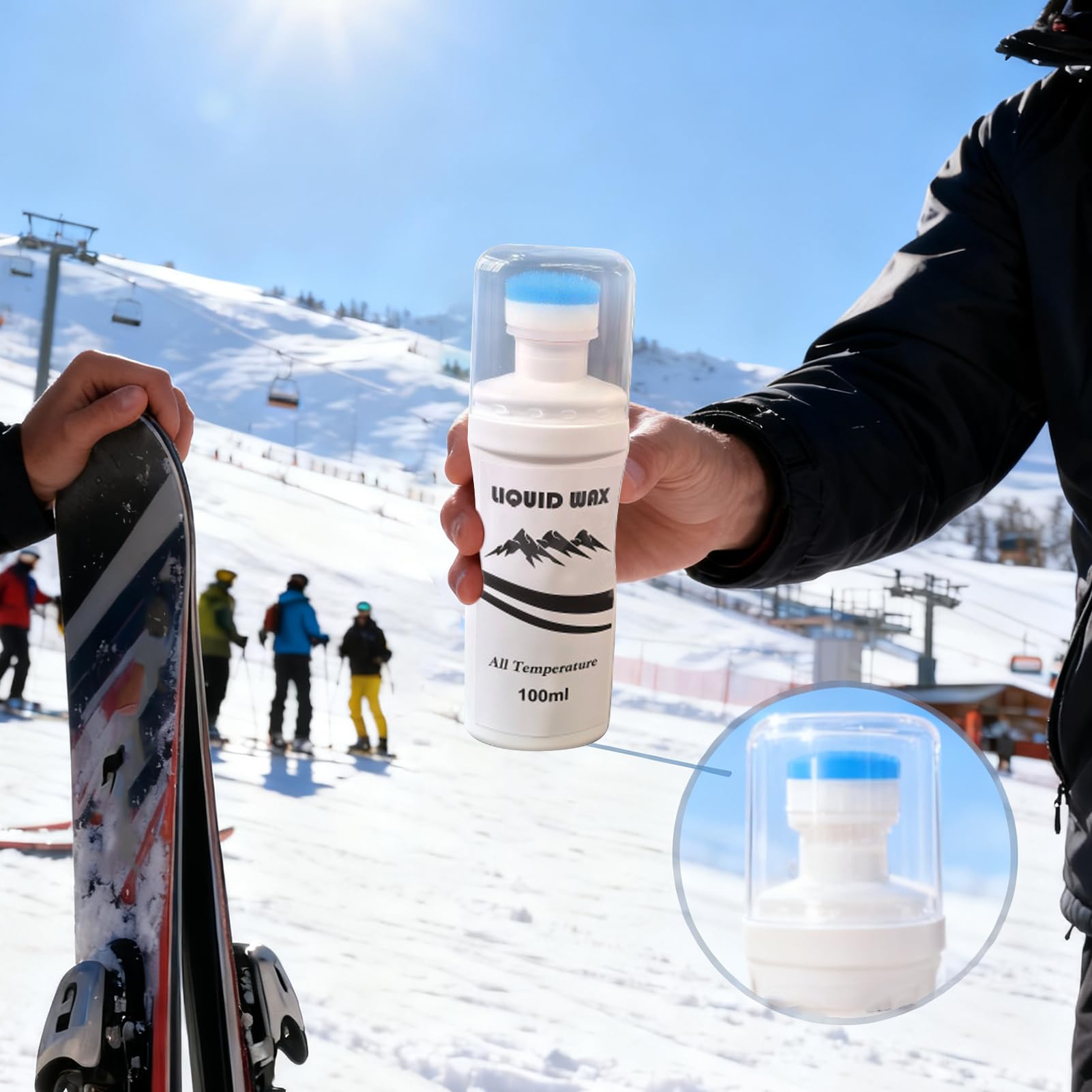 Lubrifiant Pour Ski Fart De Ski 100 Ml - Accessoire De Sports D'hiver Pour Glisse Sans Effort