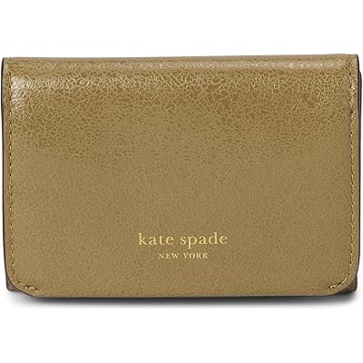 Кошелек Kate Spade New York Halo Glazed Leather Card Case Trifold Wallet