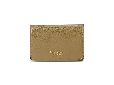 Kate Spade New York Halo Glazed Leather Card Case Trifold Wallet Wallet Women