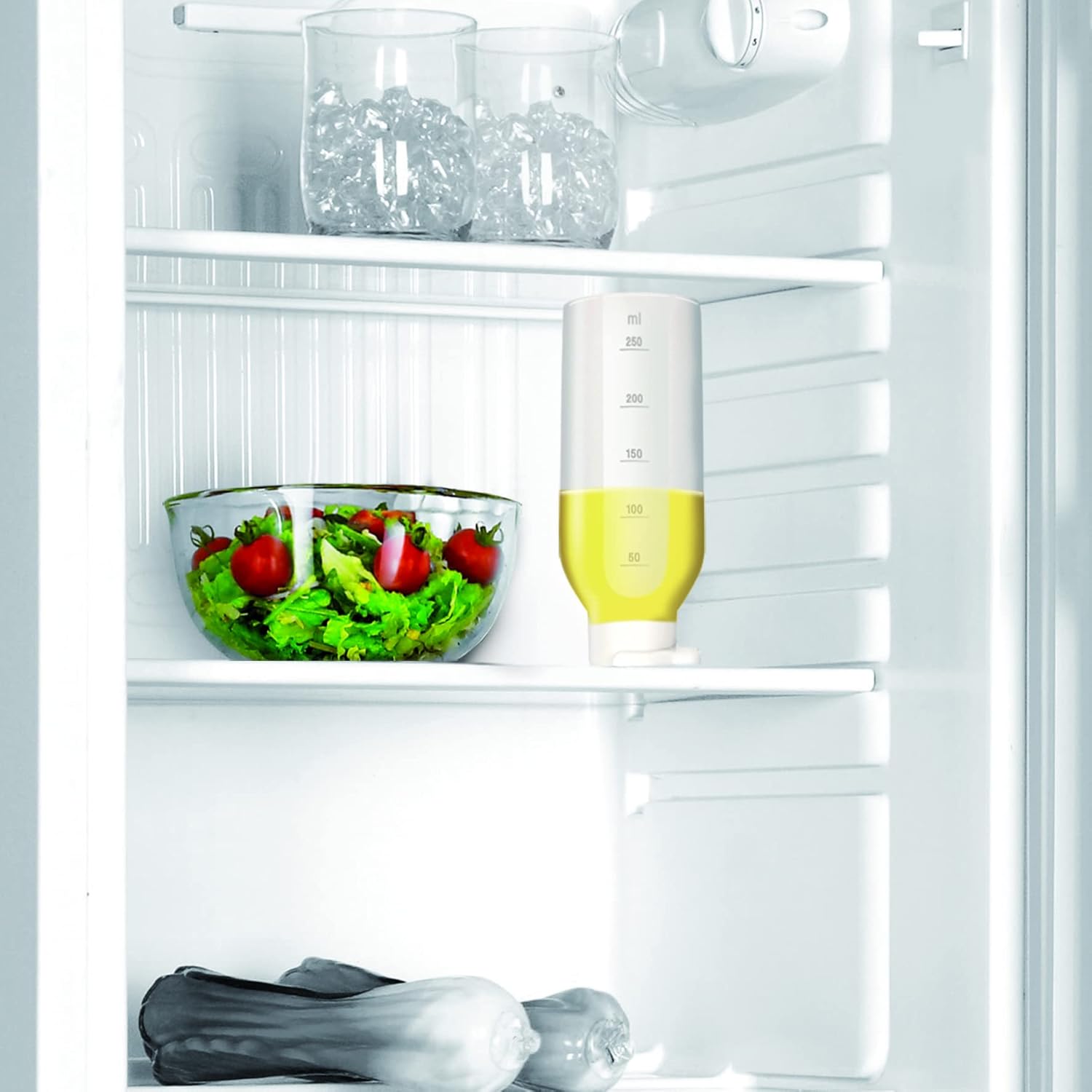 Tescoma Condiment Dispenser, 4 Nozzles, 250 Ml Presto, Assorted, 500 ml