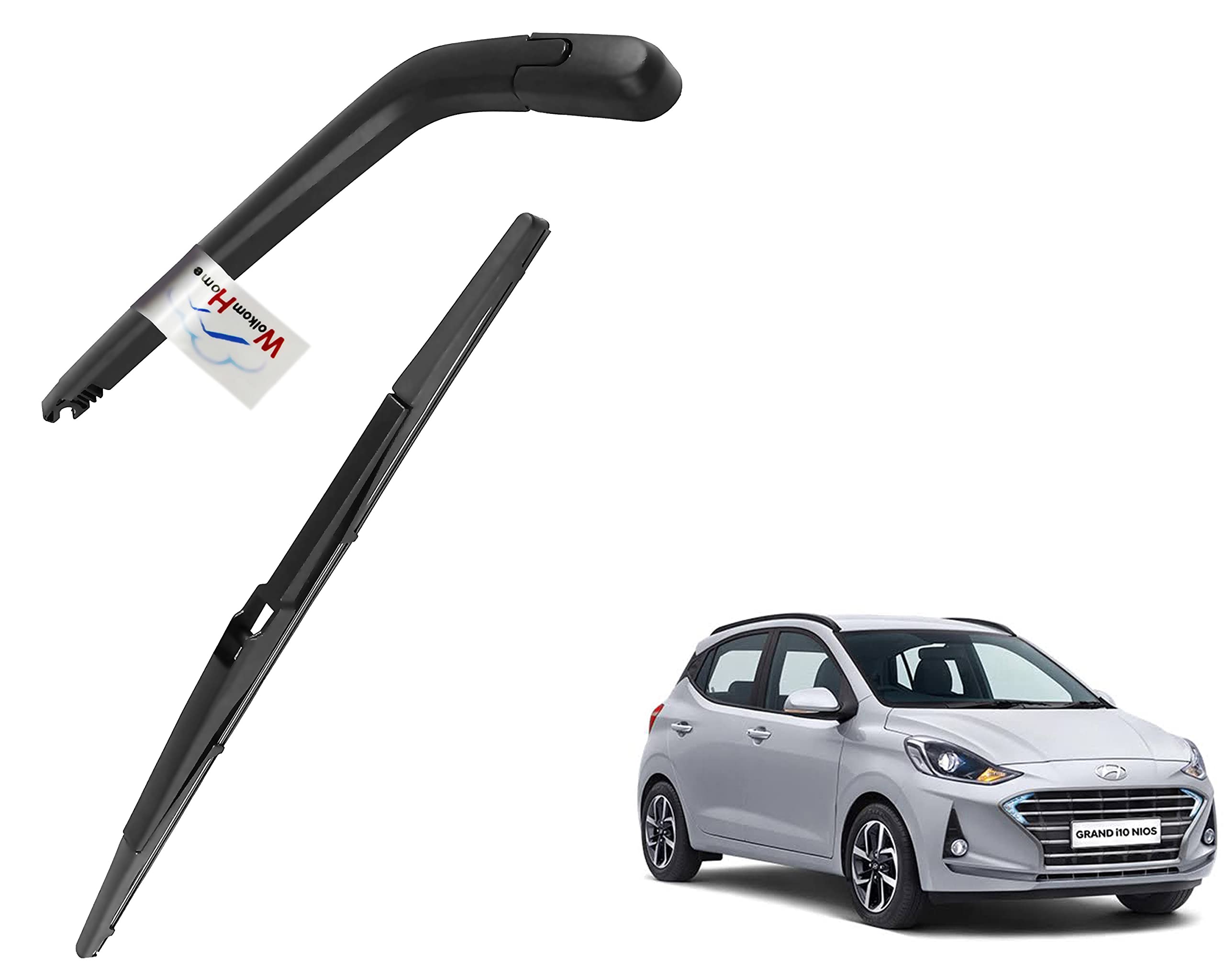 WolkomHome High Performance Car Rear Wiper Blade and Arm for Hyundai I10 Grand Nios-image-36