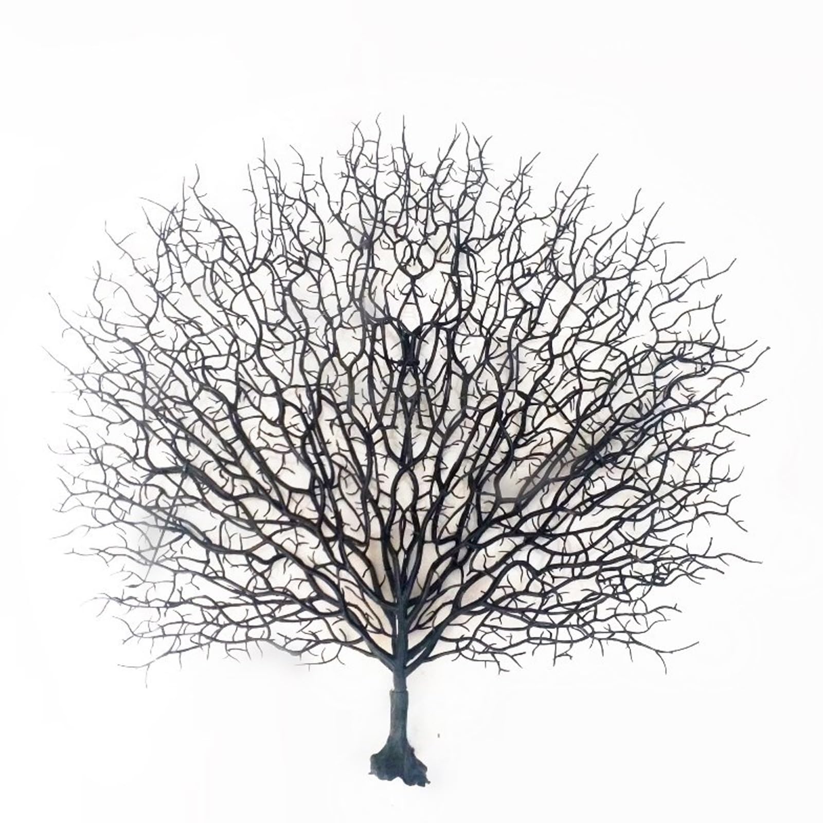 SCDOA Plastic Branch Coral Branch，Coral Branch Plant Plastic ，Artificial Coral Branches，Artificial Tree Branch Coral ，White Simulation Dead Tree Branch(Black)