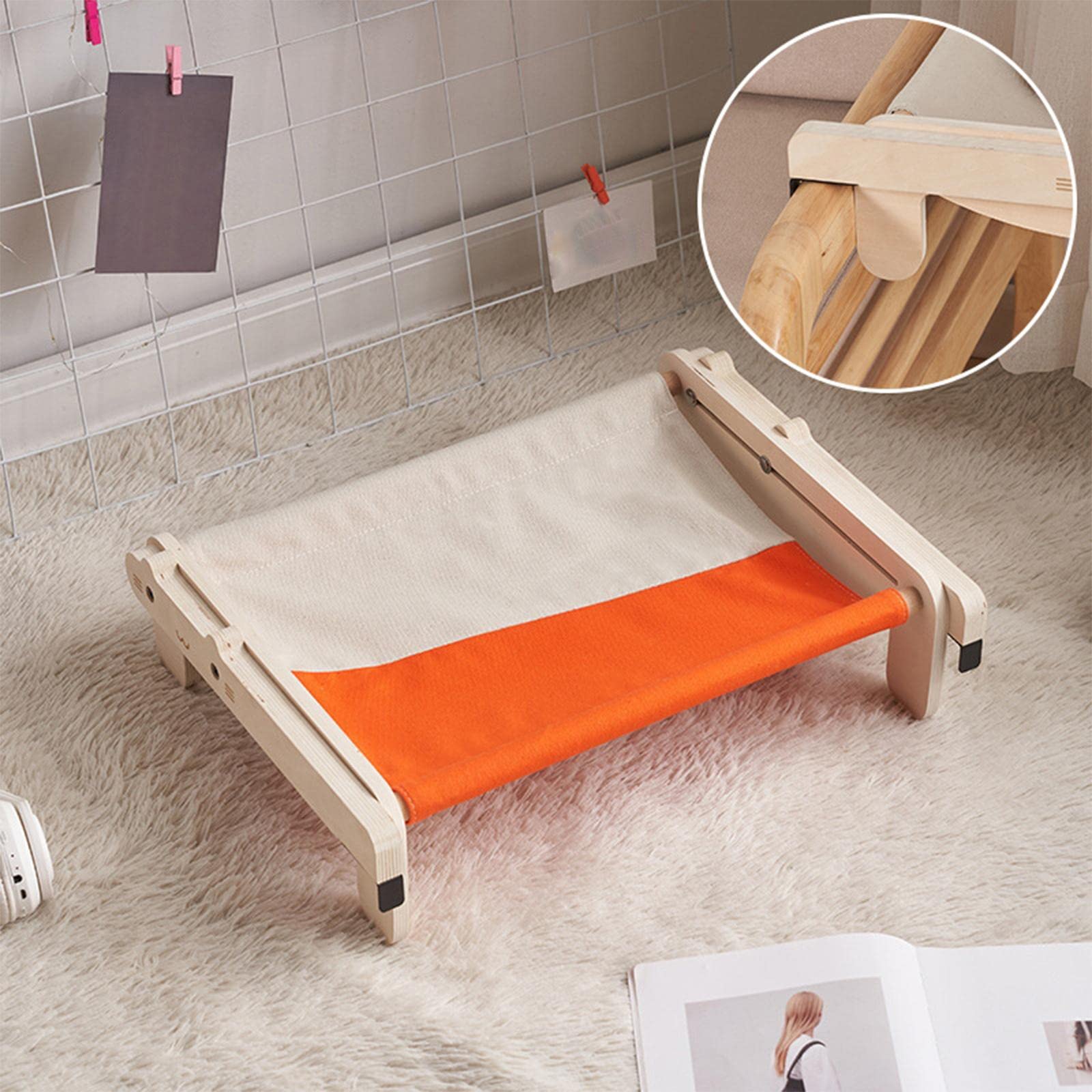 UJEAVETTE Cat Window Perch Replacement Cover Replacement Mat for Kennel Cage Furniture Orange (B0CYH9S2FG) Amazon Price History, Amazon Price Tracker