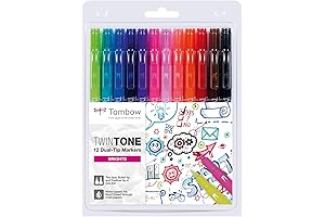 Tombow Twintone Markers: Unbeatable Dual-Tip Versatility