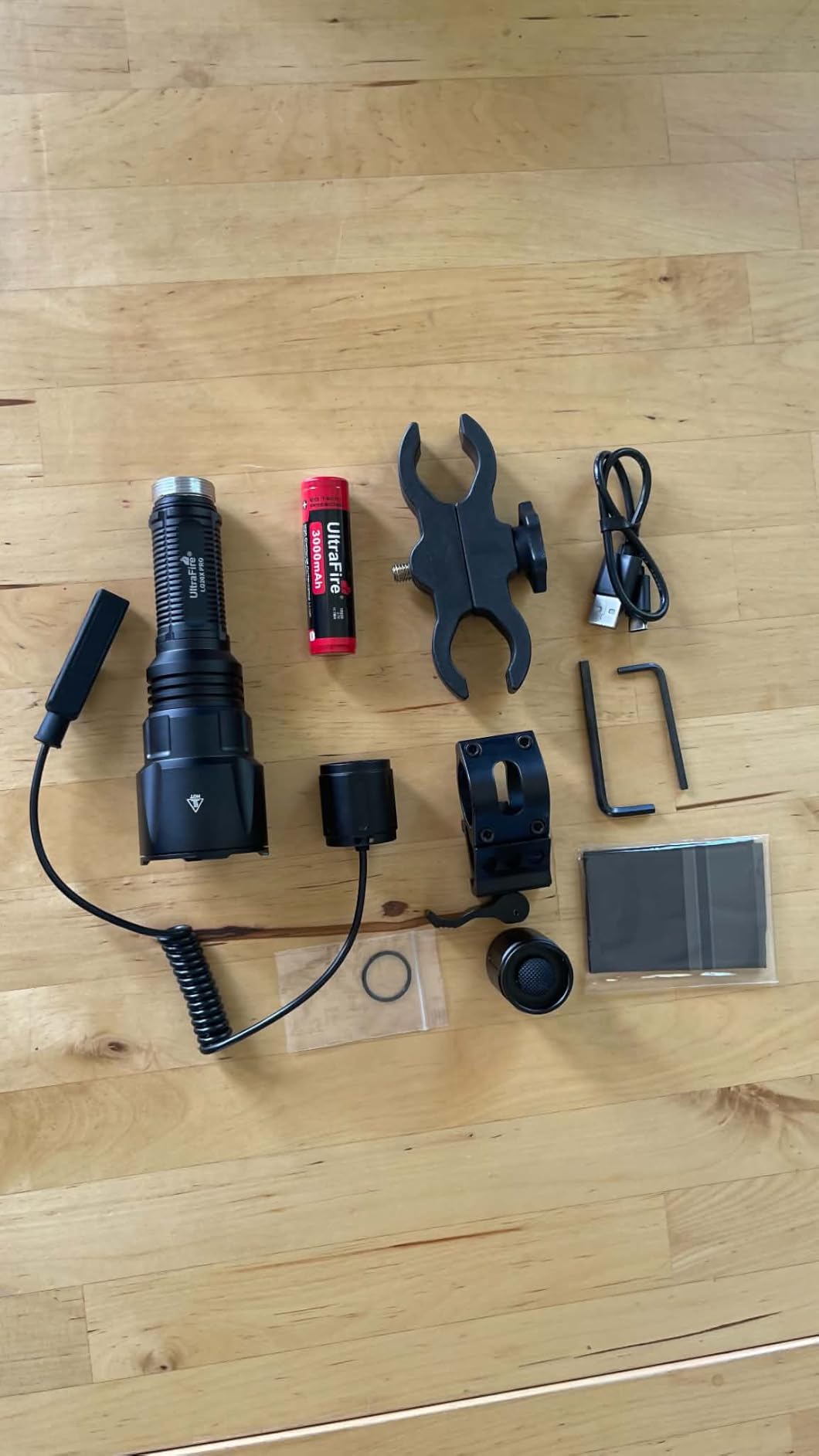 UltraFire® LG20X PRO Green Led Flashlight