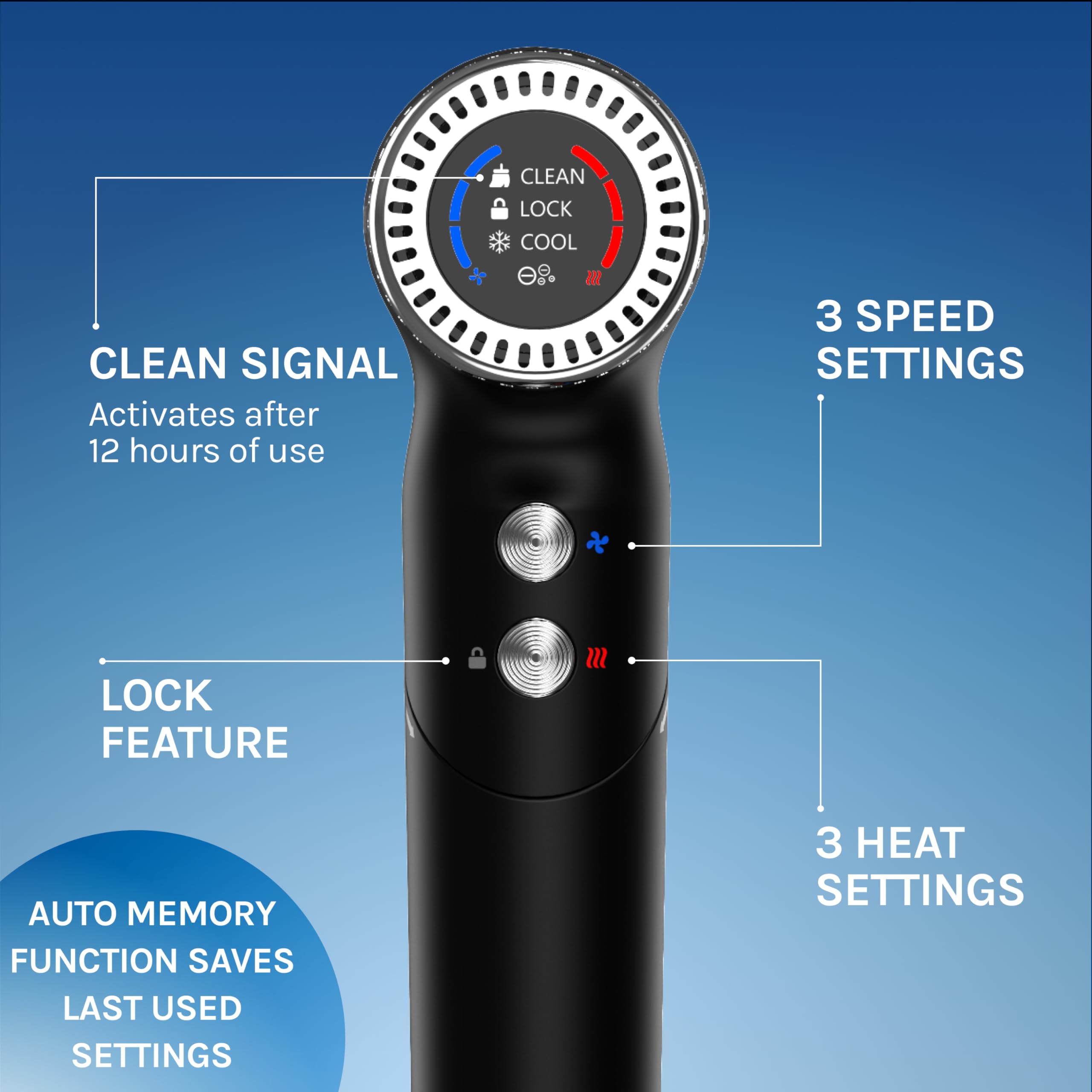 Bio Ionic Hair Dryer - Lightweight & Frizz-Free -6