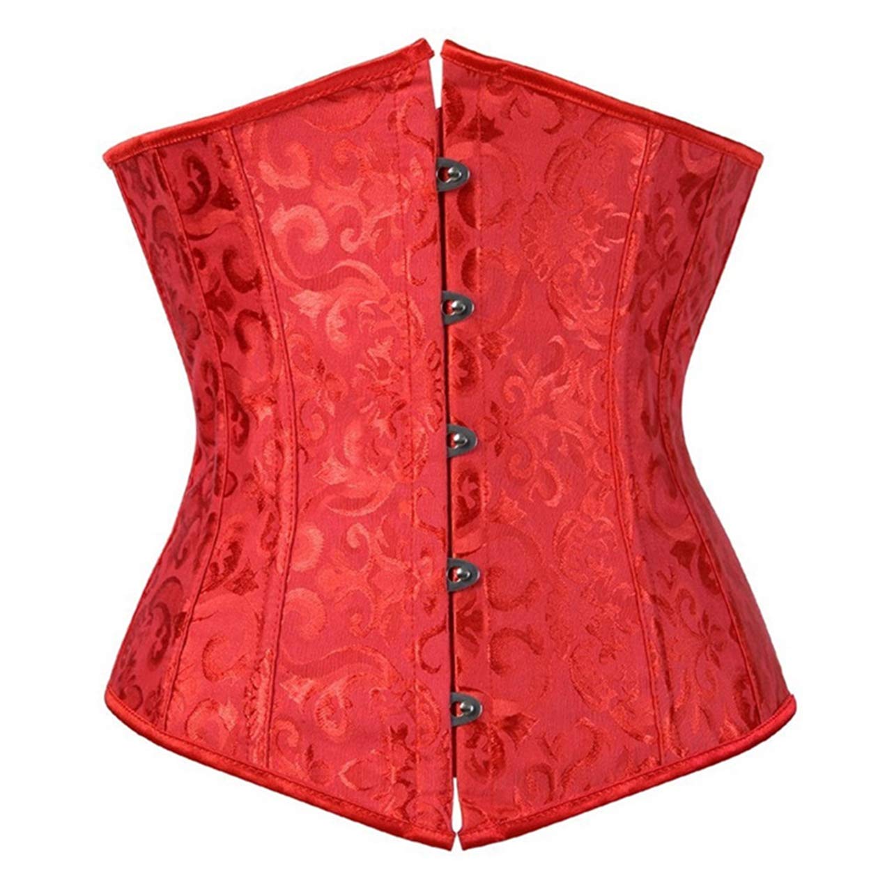 Corset Femme Underbust Steampunk Gothique Lacet Ceinture Bustier pour Halloween et Carnaval