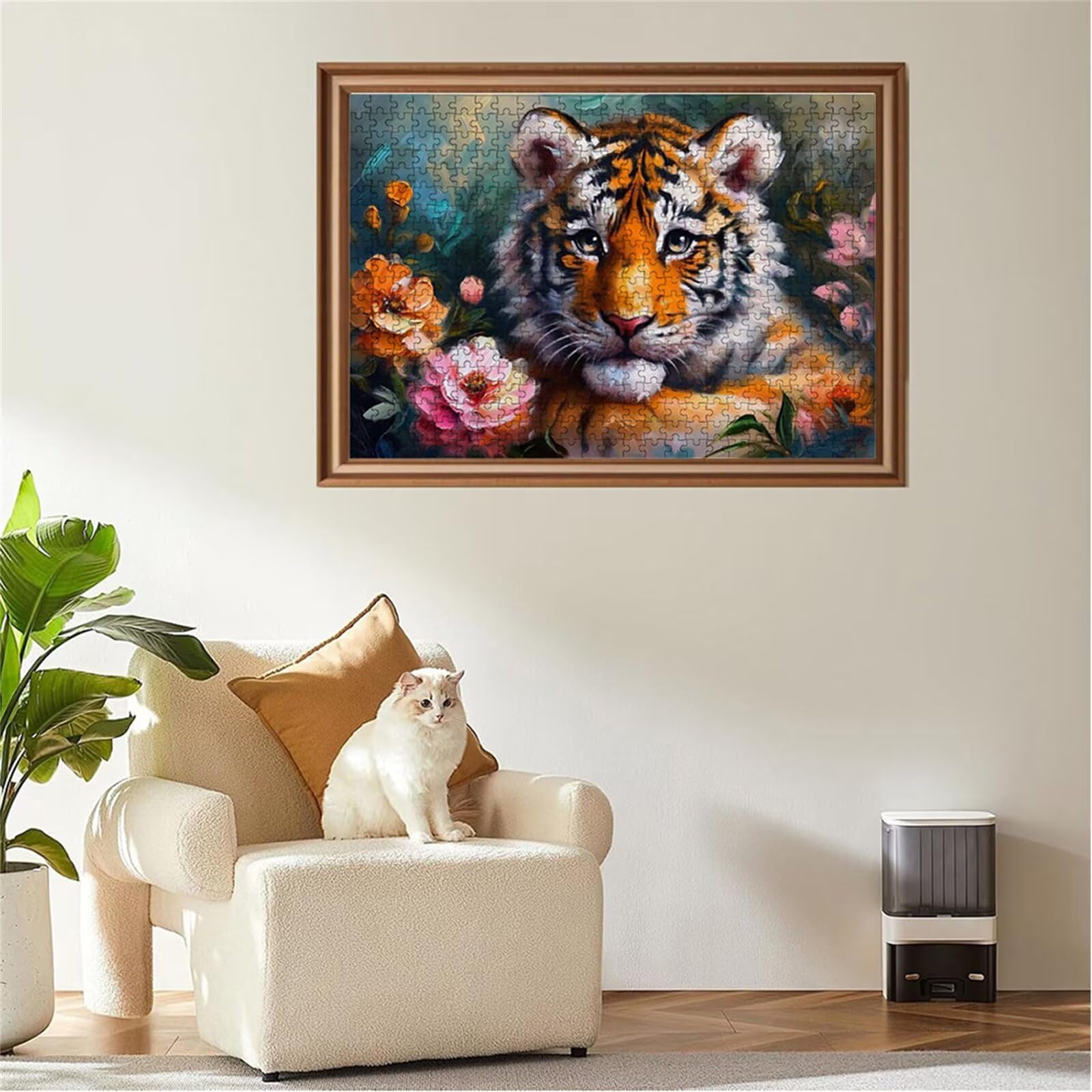 Puzzle 2000 sztuk kwiat puzzle tygrys drewniane układanki, klasyczne dla dorosłych diY gra wyzwanie idealnie pasują między nimi literami z tyłu Wysokiej jakości układanki dla dzieci i dorosłych wiek