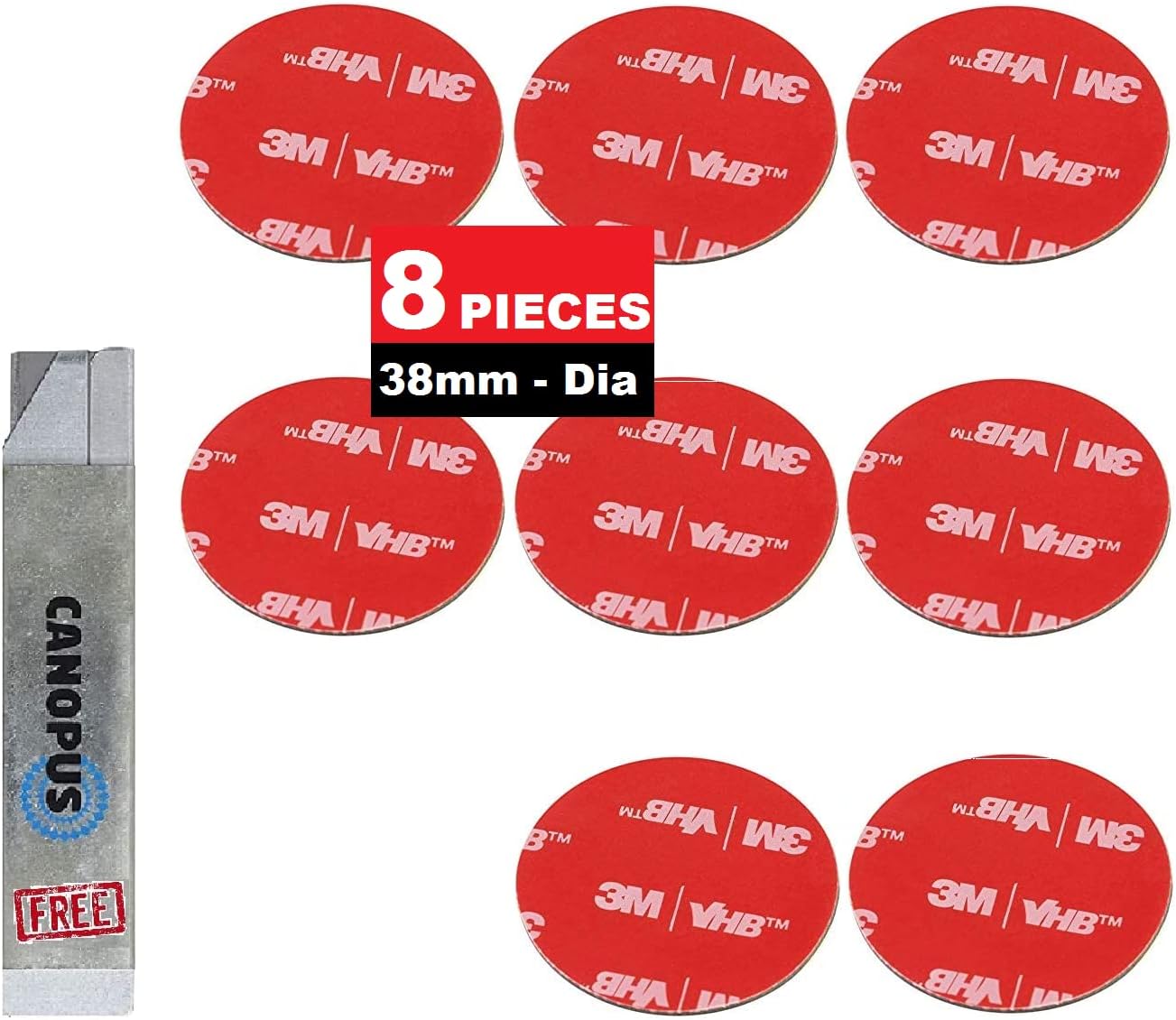 CANOPUS 3M Double Sided Pads Heavy Duty Double Sided Sticky Pads VHB