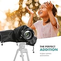 Vista 4 de Movo CRC01 - Funda impermeable de nailon para cámara con fundas de mano cerradas, compatible con cámaras réflex digitales Canon EOS, Nikon, Sony