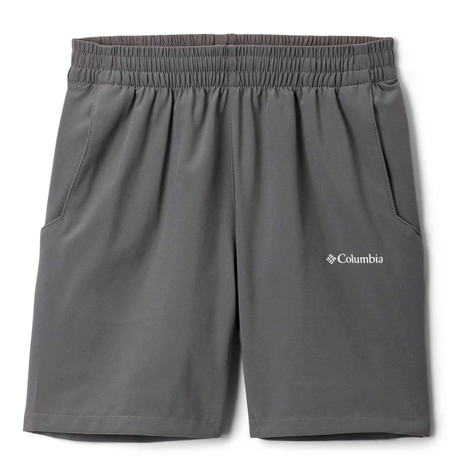 Columbia Youth Boys Hike 2 Short, Hiking Shorts, City Grey, Small