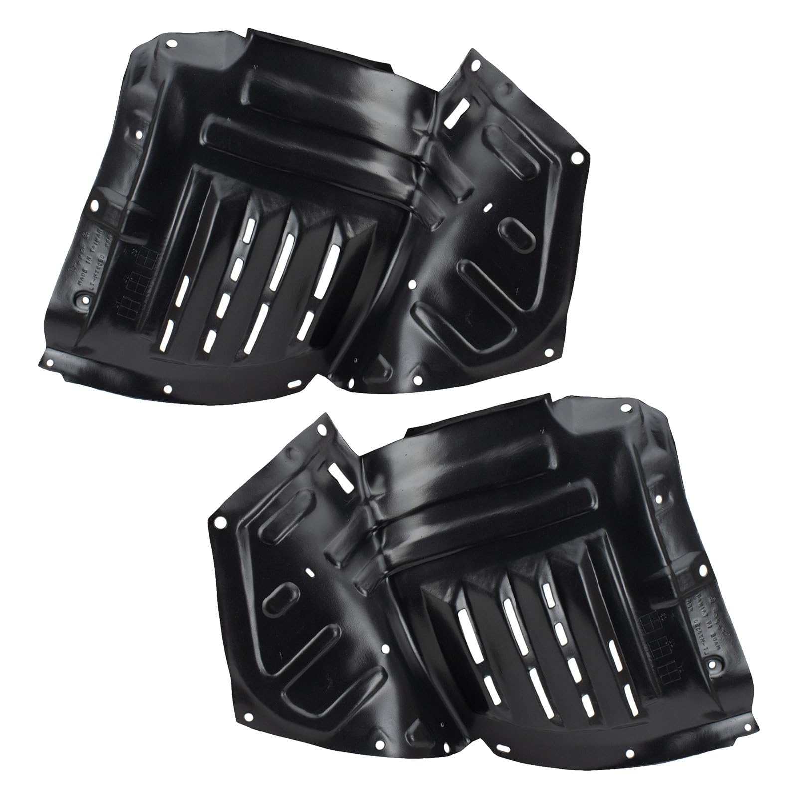 TRQ Front Inner Fender Liner Set | For 2004-2008 Mazda RX-8 MA1248127 MA1249127