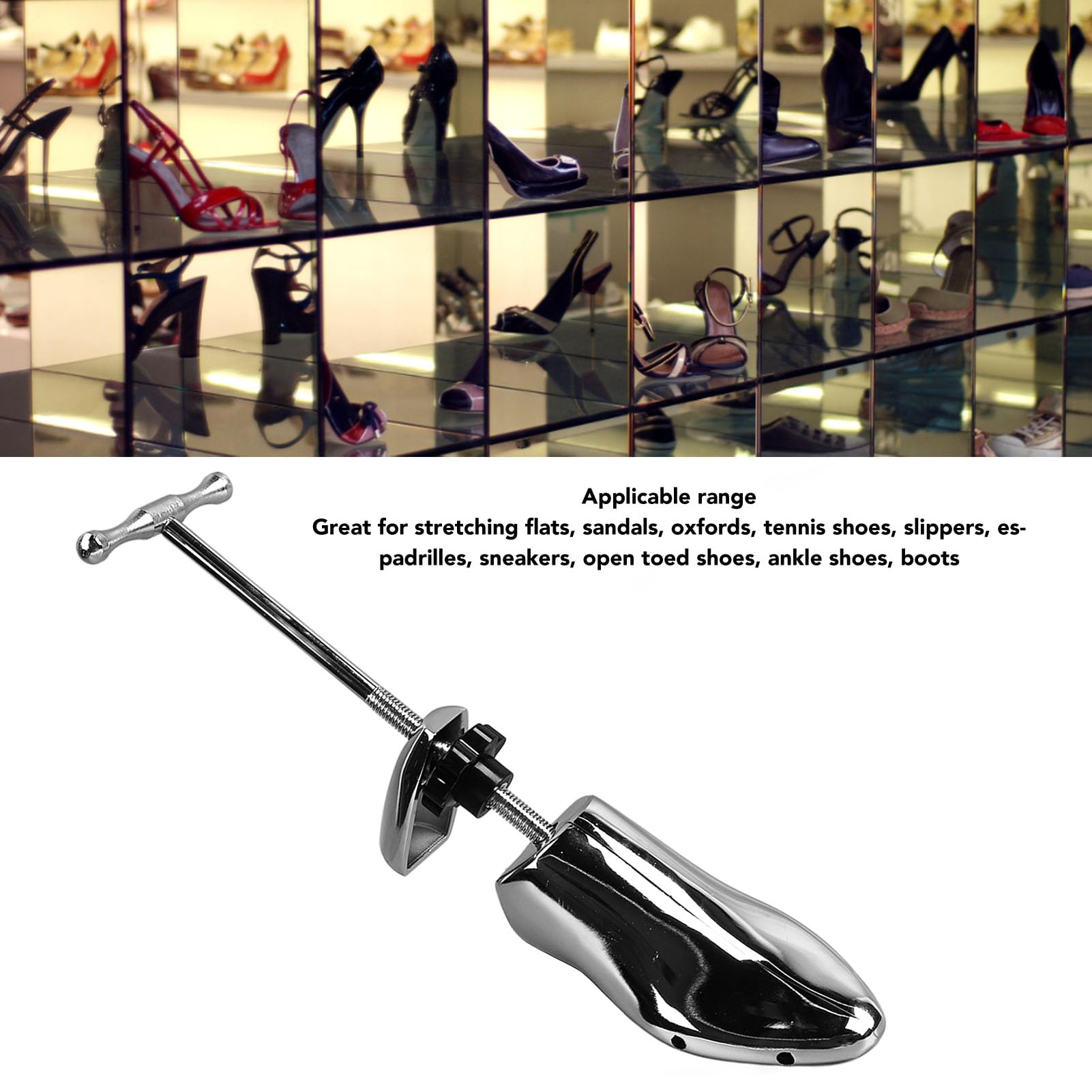 Agatige Schuhspanner, professioneller verstellbarer Schuhverbreiterer aus Aluminiumlegierung, Sneaker-Bäume, Stiefelhalter für Männer und Frauen
