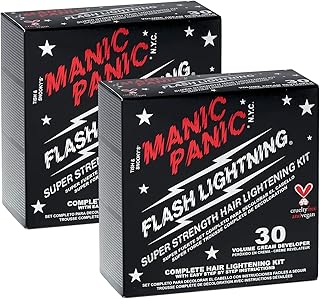 MANIC PANIC 30 Vol Lightning Hair Bleach Kit 2PK