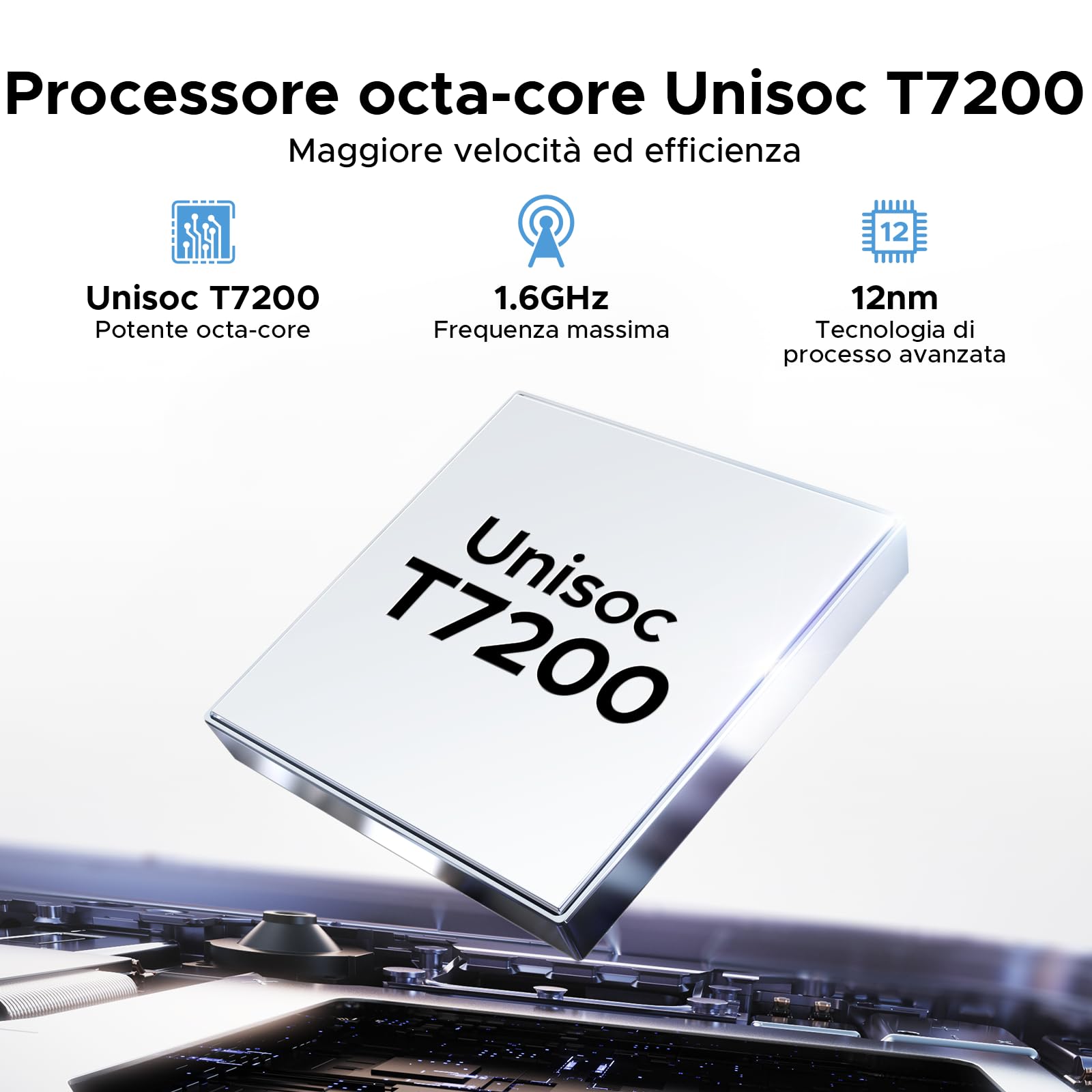 Tab A9 Pro+ Android 16 Tablet 11 Pollici Gemini AI, 36GB RAM +128GB ROM (2TB TF) 8580mAh Gaming Tablet Unisoc T7200 Octa-Core 13MP+5MP Tablets PC WIFI 5/ WidevineL1/GPS/Face ID/OTG, Nero