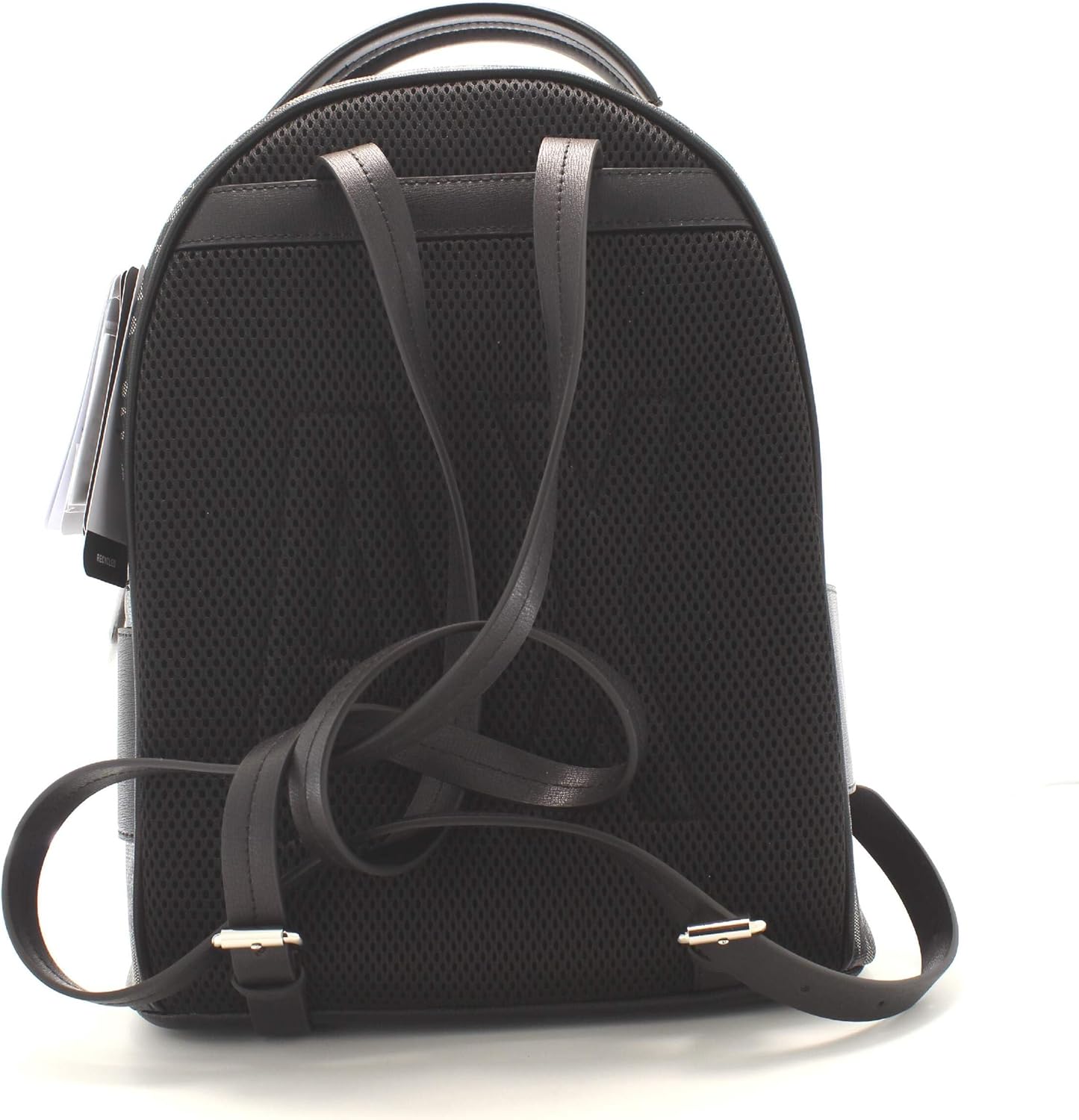 Armani Exchange Women's Backpack With All Over Logo, Beige/Nero, One Size - Image 5