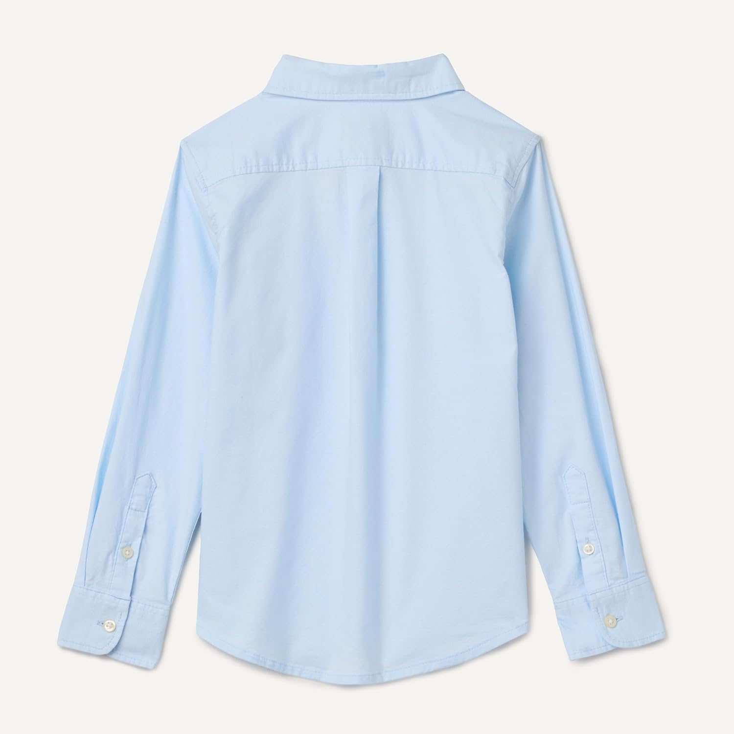 Amazon Essentials Boys' Long Sleeve Oxford Button Down Shirt, Regular Fit, Stretch Fabric