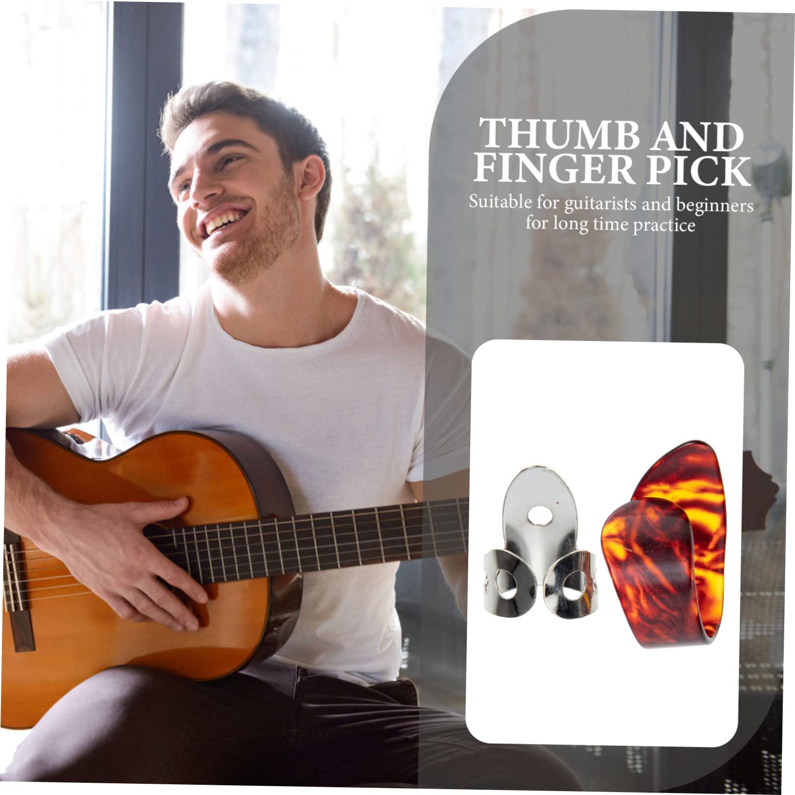 ifundom 3sets Plettri Regolabili Per Chitarra Per Accessori Per Chitarra Elettrica e Comfort Lunghe Sessioni
