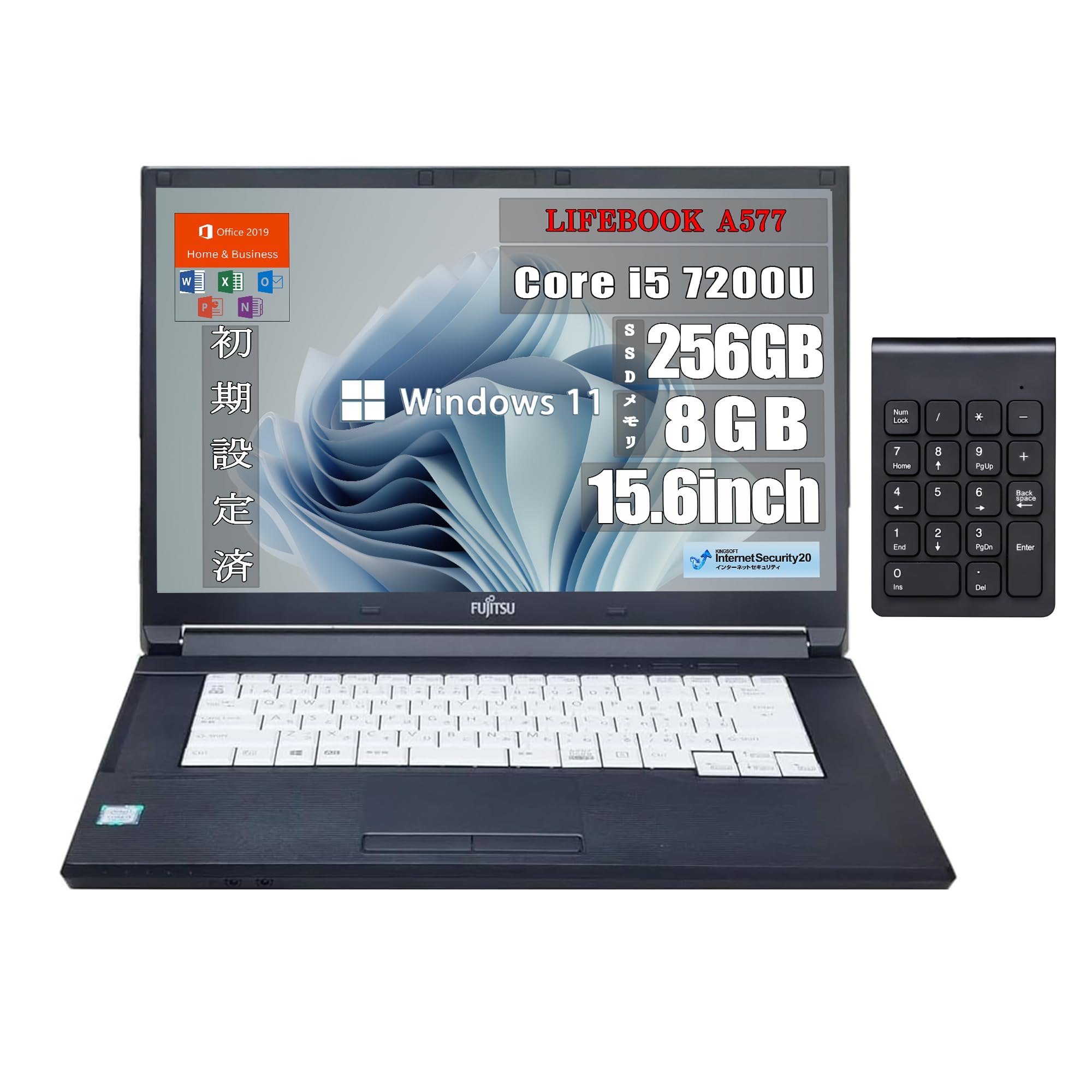Amazon.co.jp: 【整備済品】 ノートパソコン LIFEBOOK A577 15.6インチ