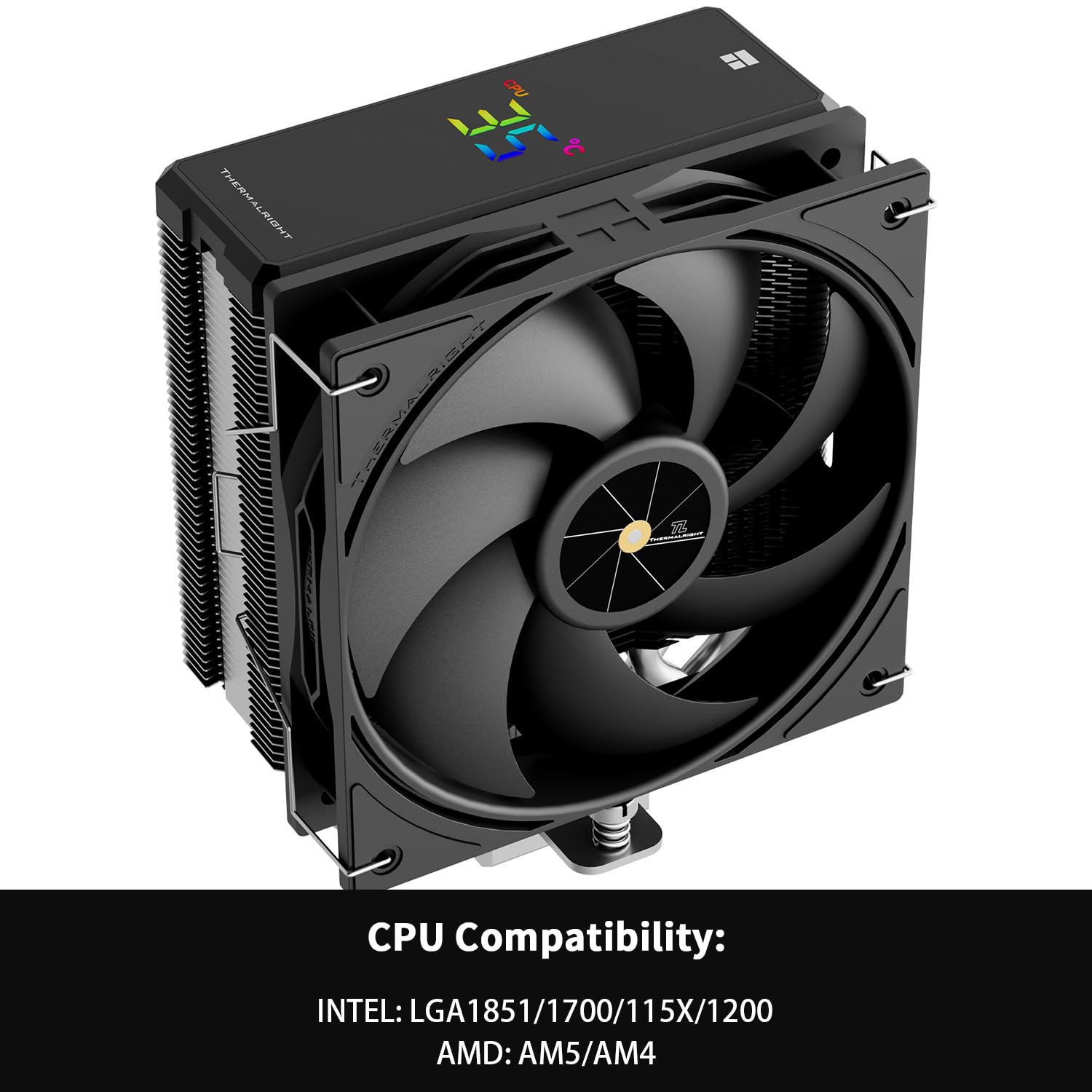 Thermalright Assassin X 120R Digital Black CPU Cooler, Digital