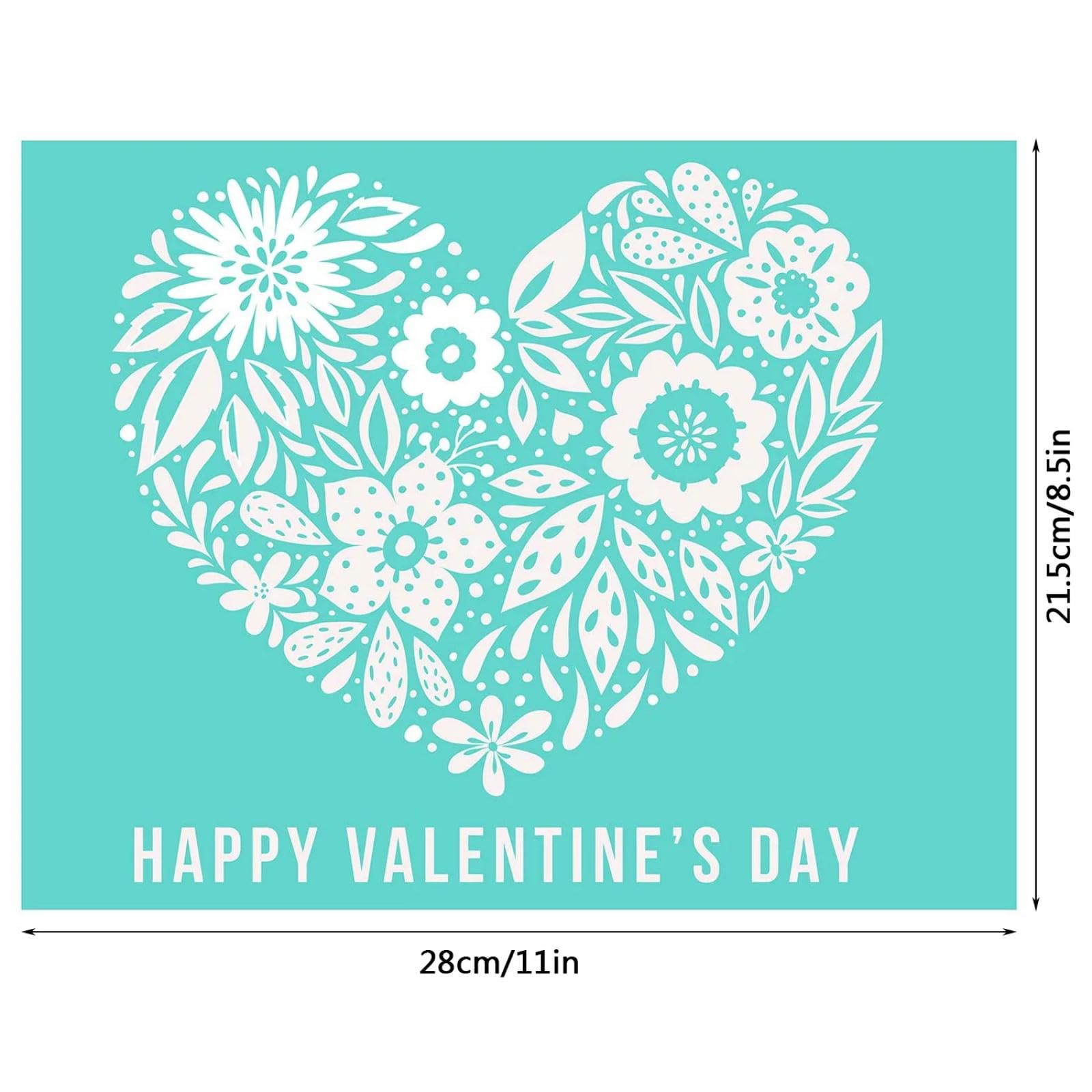 MANGOUSONG Screen Printing Kit,21.5x27.8cm Flowers and Love Silk Screen Stencils Reusable Silkscreen Print Kit for Printing Handbag Decoration Template ?Seal Tool