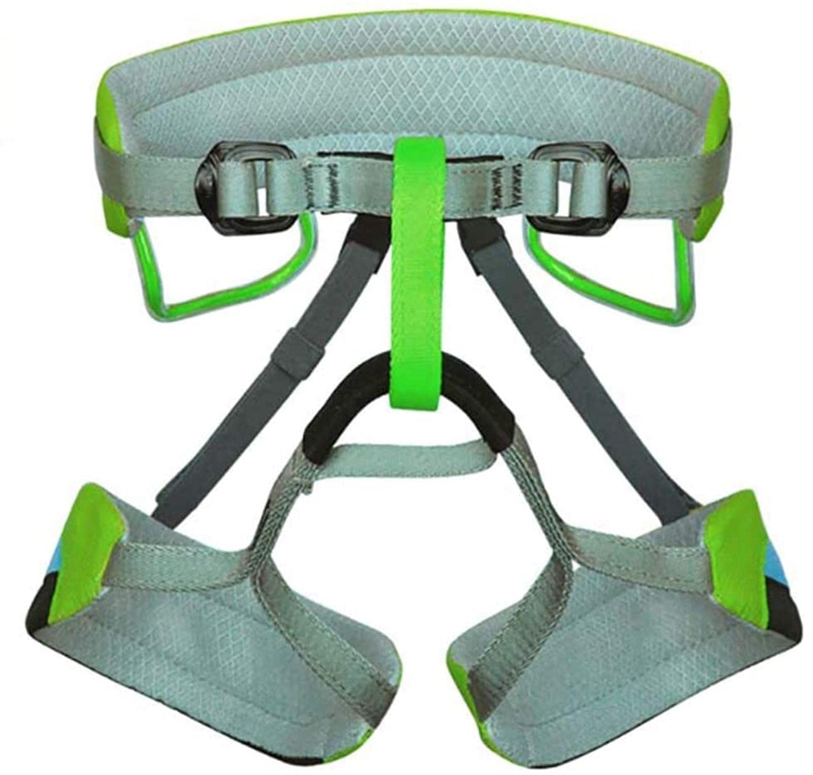 MOUNTTU Harnais D'escalade Demi-corps – Polyester Réglable, Multi-usage, Léger, Pour Sauvetage Et Spéléo