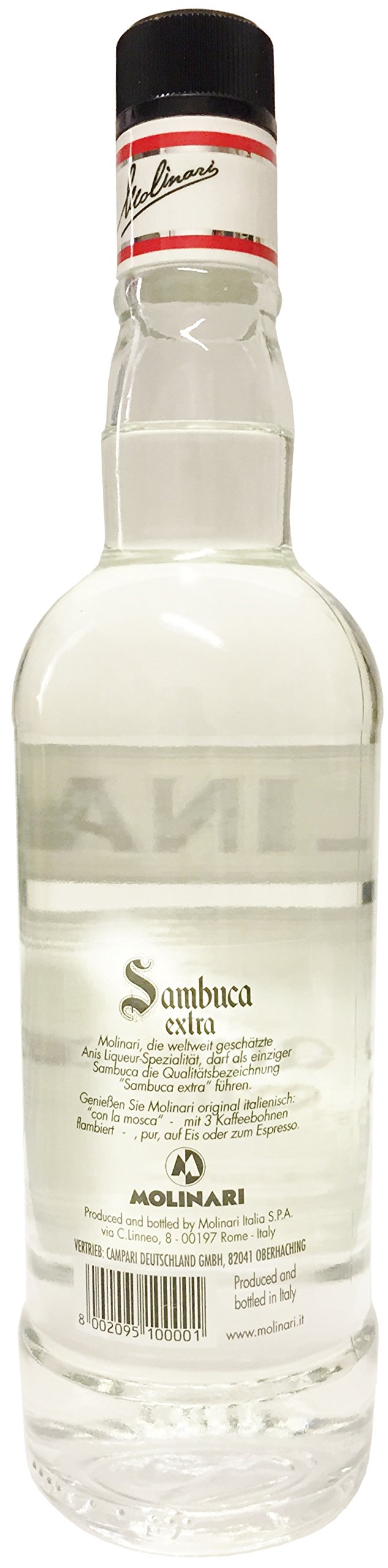 Sambuca MOLINARI Extra Liquore Italiano (3 X 0,7L) - Anis Likör - 40% Vol.