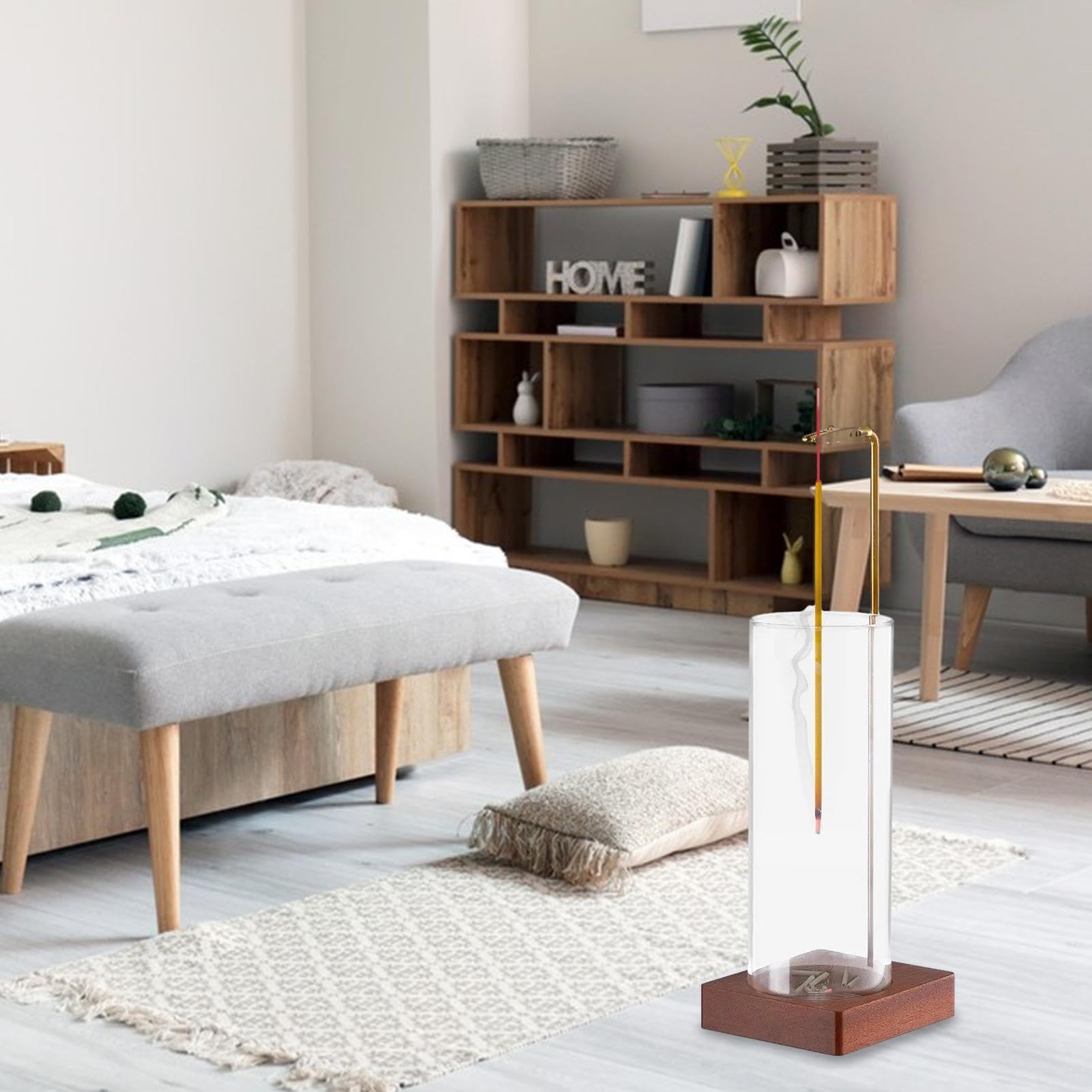 Räucherstäbchenhalter Mit Aschenfänger – Stylisch, Sauber, Ideal Für Meditation