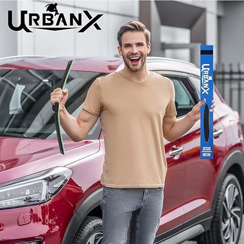Miniatura 6 de UrbanX 2 en 1 para todas las estaciones repelente al agua equipo original limpiaparabrisas de repuesto para 2014 Kia Soul 24 "lado del conductor